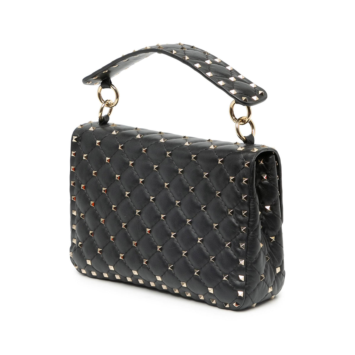 Valentino Medium Lambskin VLTN Rockstud Spike Satchel