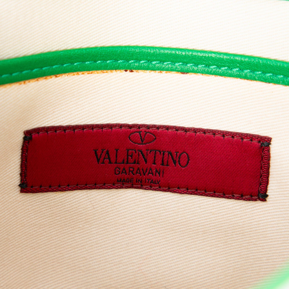Valentino Medium Leather Colorblock Rockstud Flip Lock Crossbody