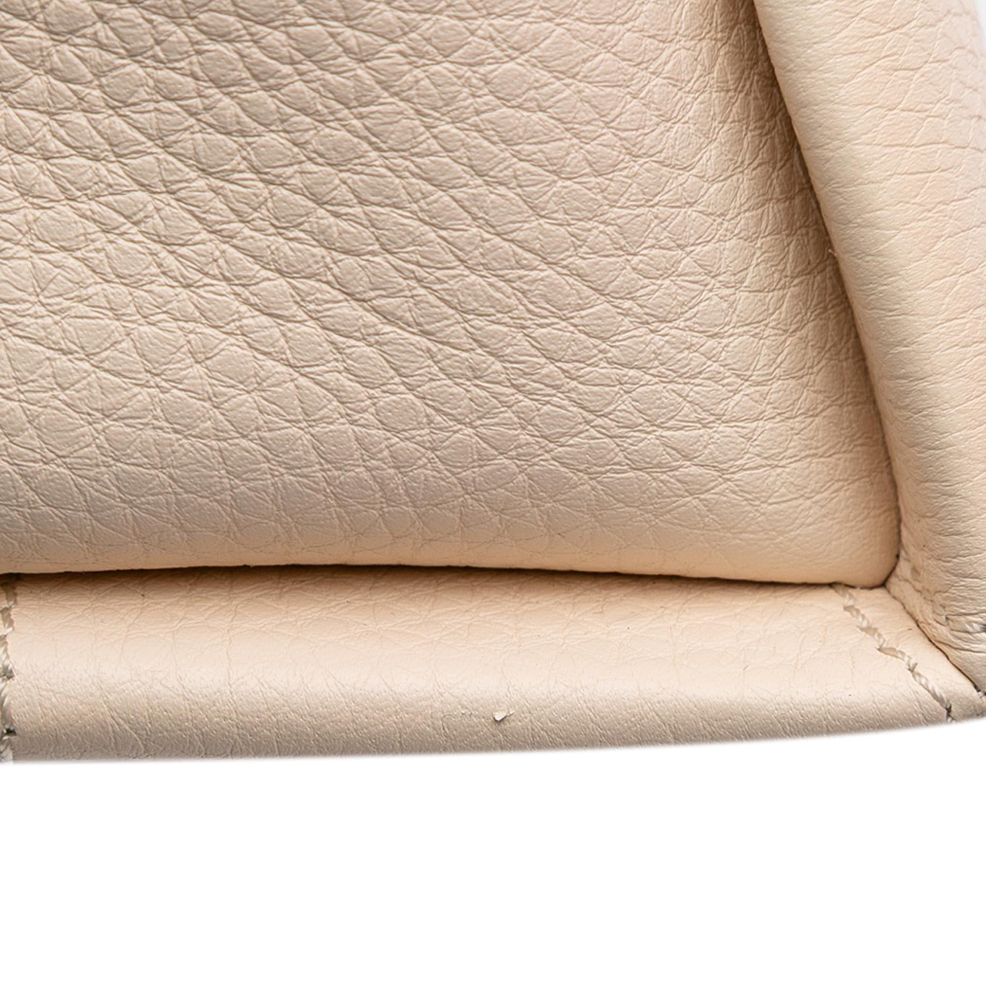 Valentino Medium Leather One Stud Top Handle Bag