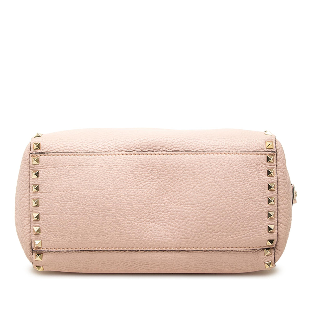 Valentino Medium Leather Rockstud Double Handle Tote