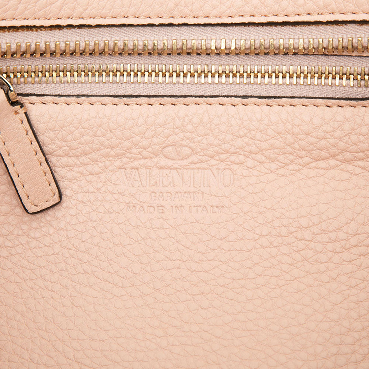 Valentino Medium Leather Rockstud Double Handle Tote