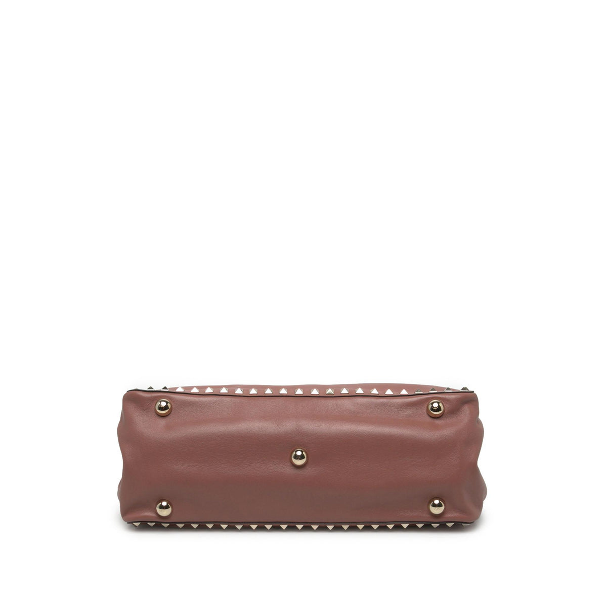 Valentino Medium Leather Rockstud Trapeze Satchel