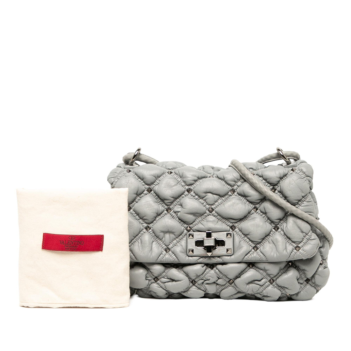 Valentino Medium Nappa Rockstud Spikeme Flap Crossbody