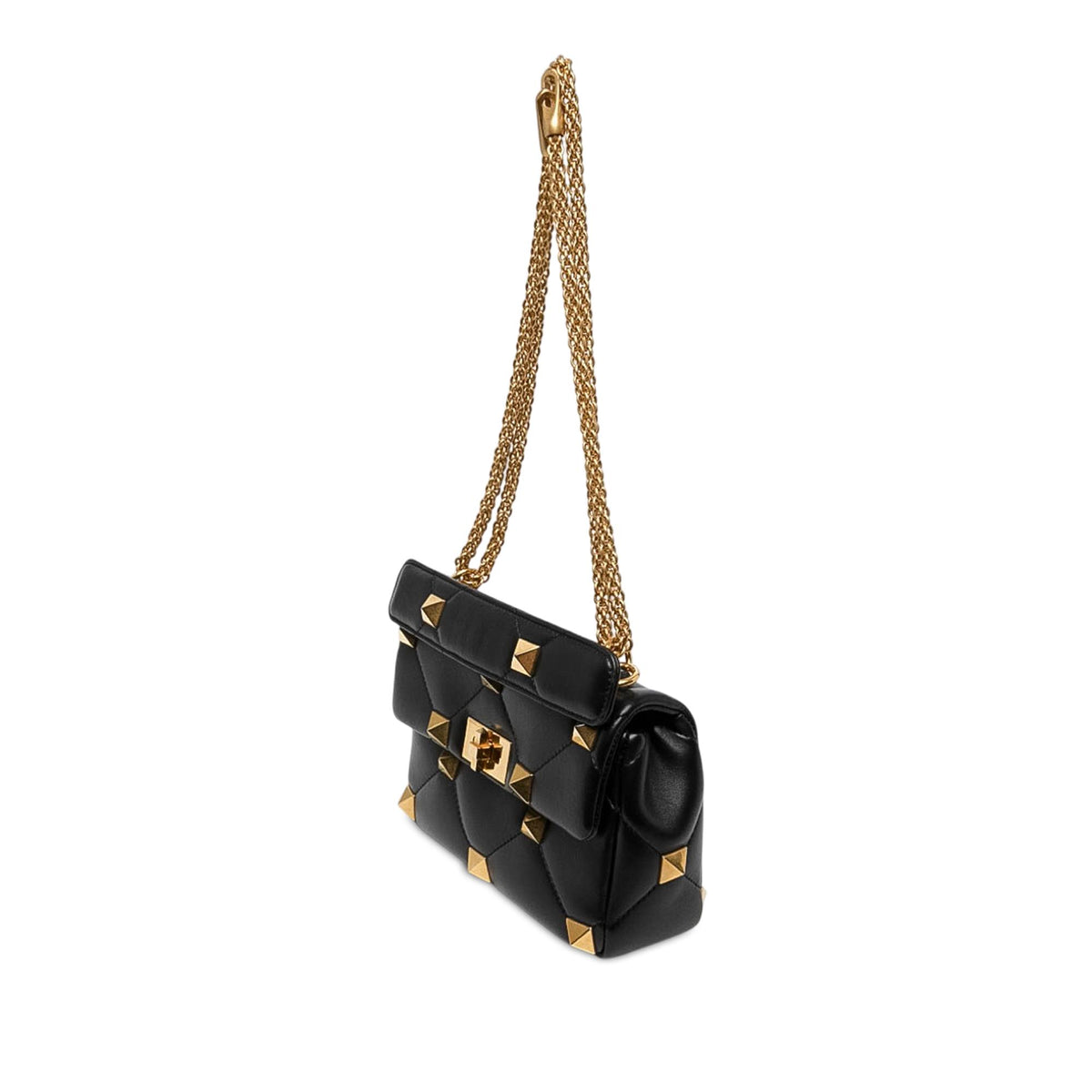 Valentino Medium Nappa Roman Stud Satchel
