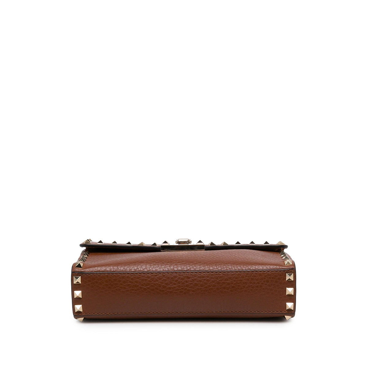 Valentino Medium Pebbled Calfskin Rockstud Flip Lock Crossbody