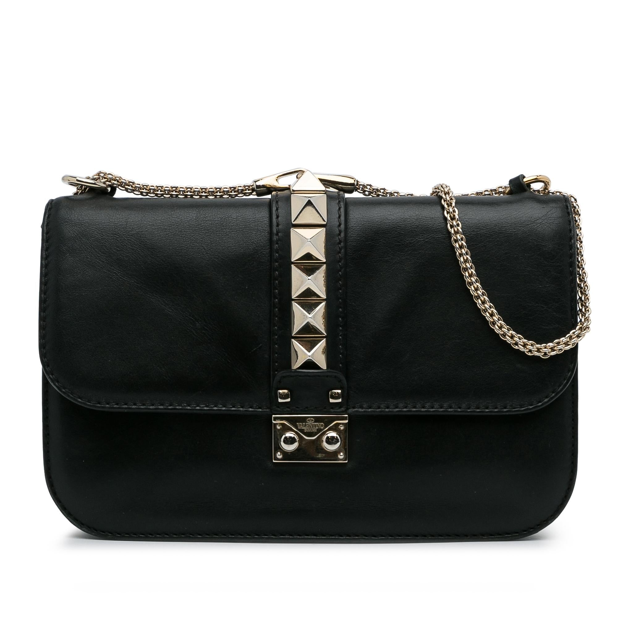 Valentino Medium Rockstud Glam Lock (SHG-Bh4YWZ)