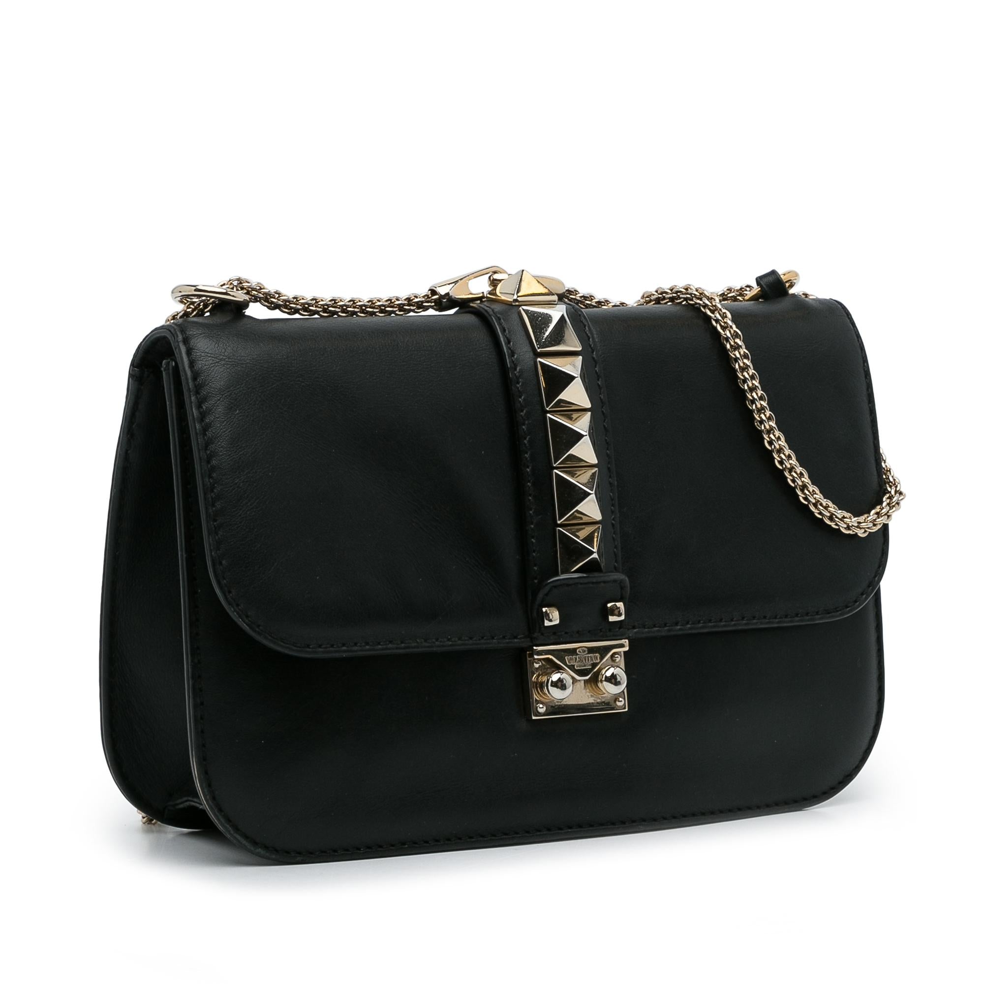 Valentino Medium Rockstud Glam Lock (SHG-Bh4YWZ)