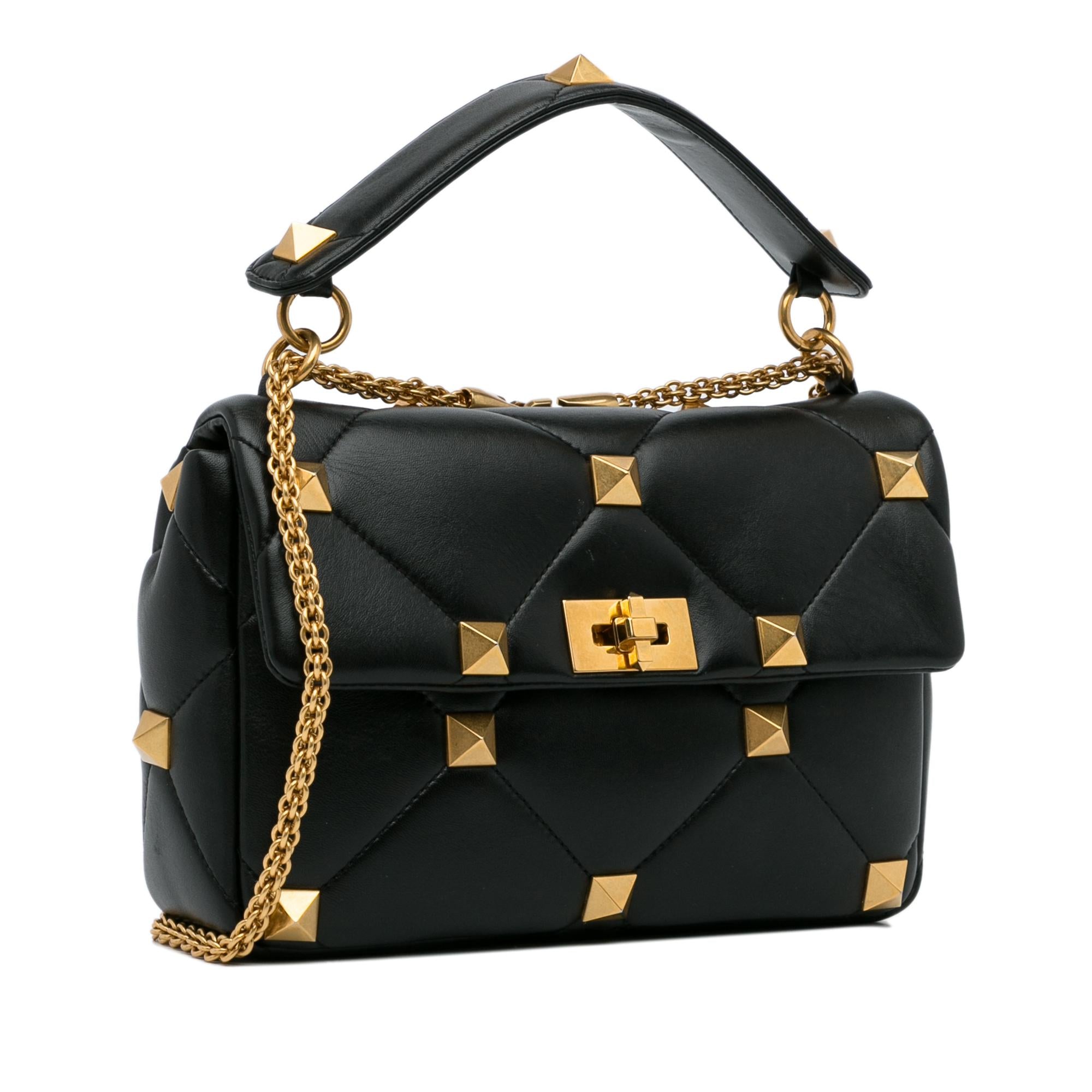 Valentino Medium Roman Stud Satchel (SHG-9j0xwi)