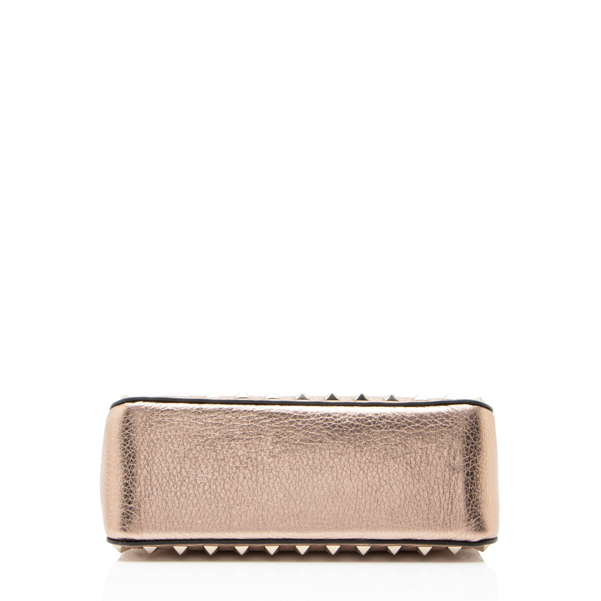Valentino Metallic Calfskin Rockstud Small Shoulder Bag