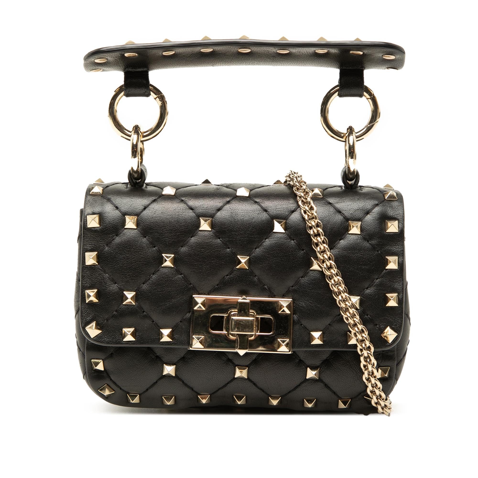 Valentino Micro Nappa Rockstud Spike Satchel