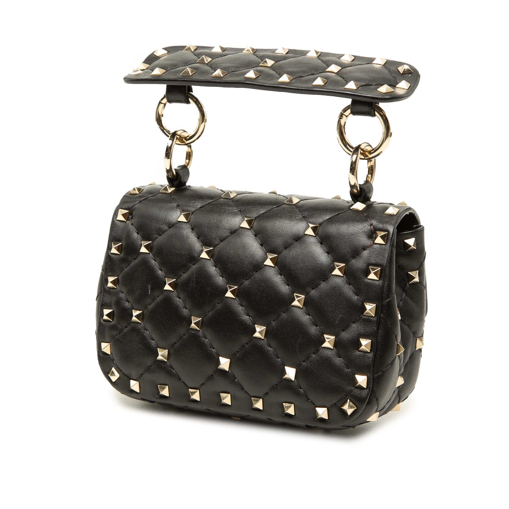 Valentino Micro Nappa Rockstud Spike Satchel