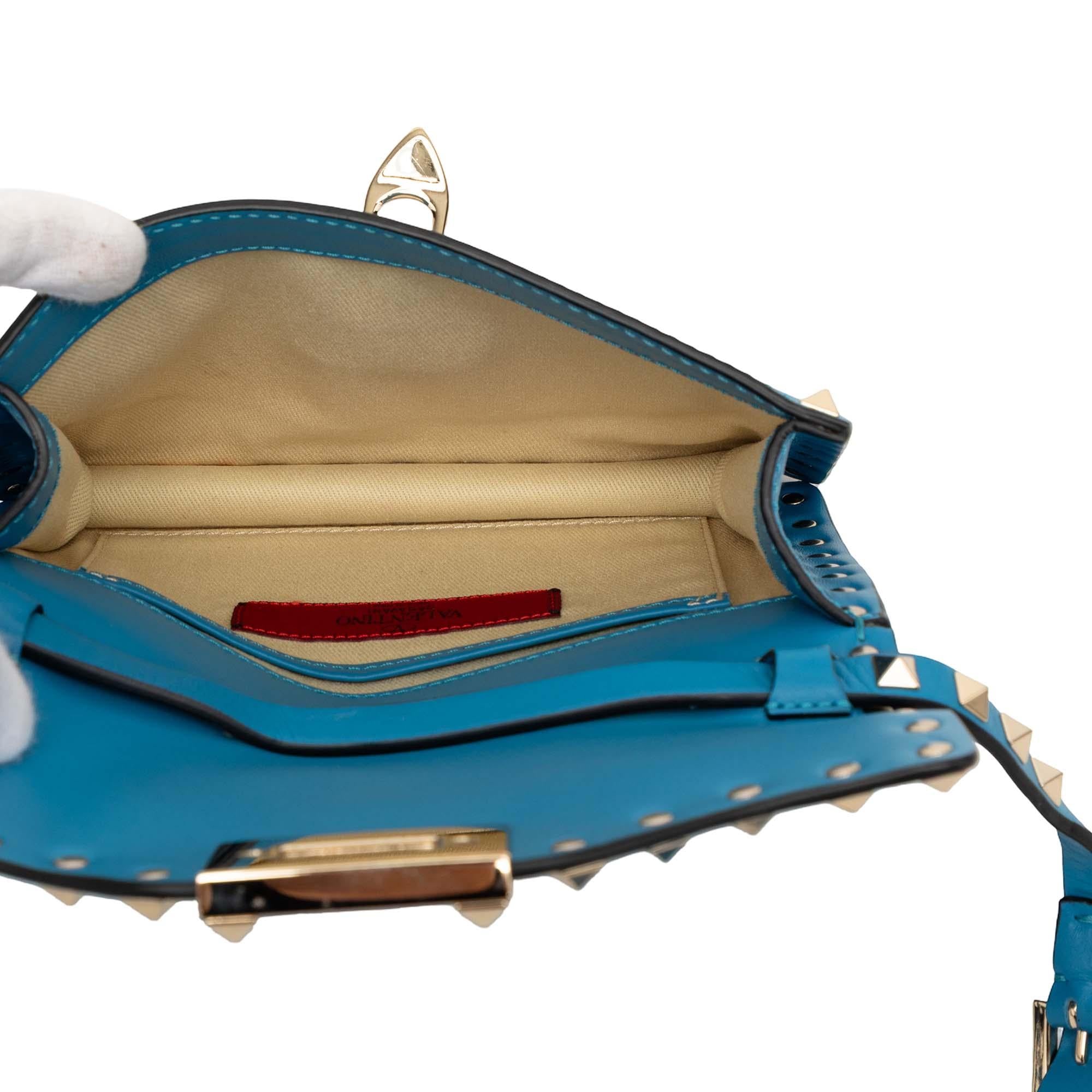 Valentino Mini Leather Rockstud Flap Crossbody