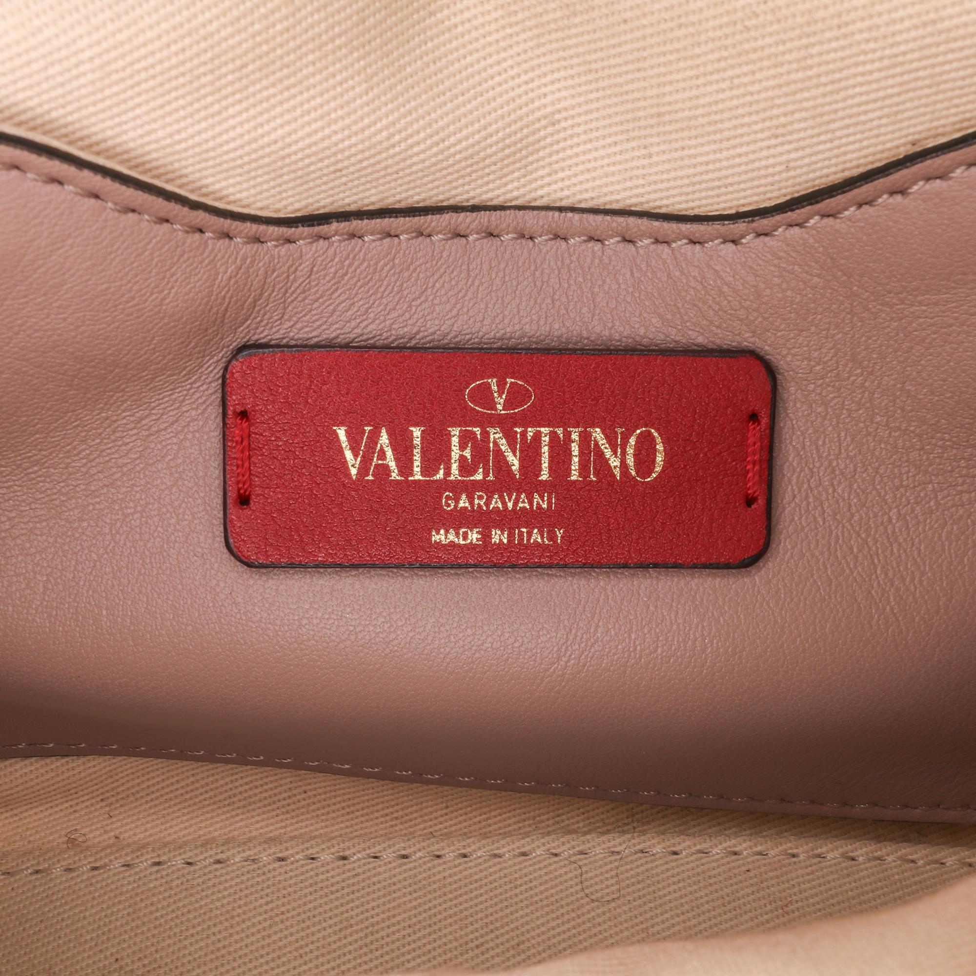 Valentino Mini Nappa Candystud Top Handle Bag