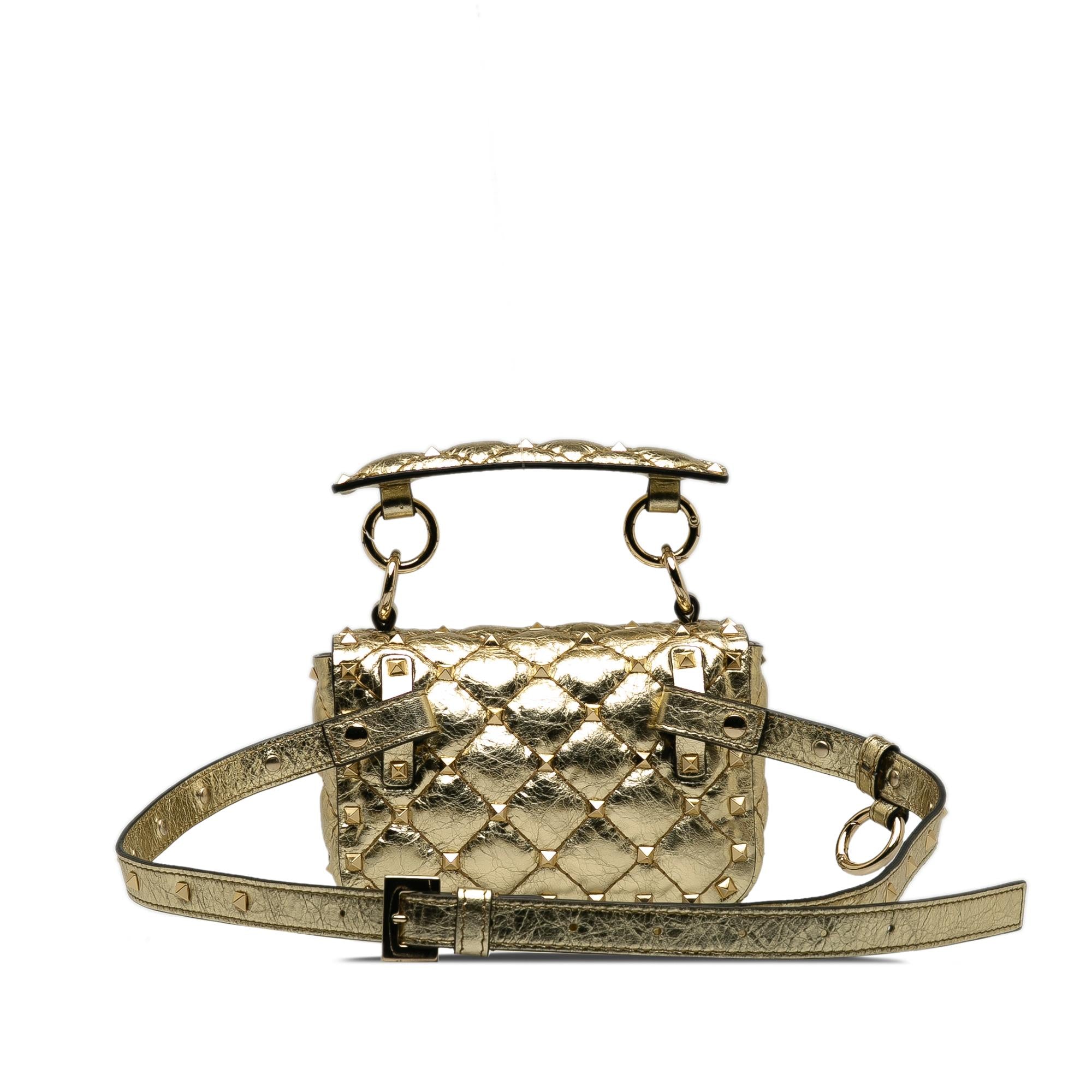 Valentino Mini Rockstud Spike Belt Bag (SHG-q5OFrW)