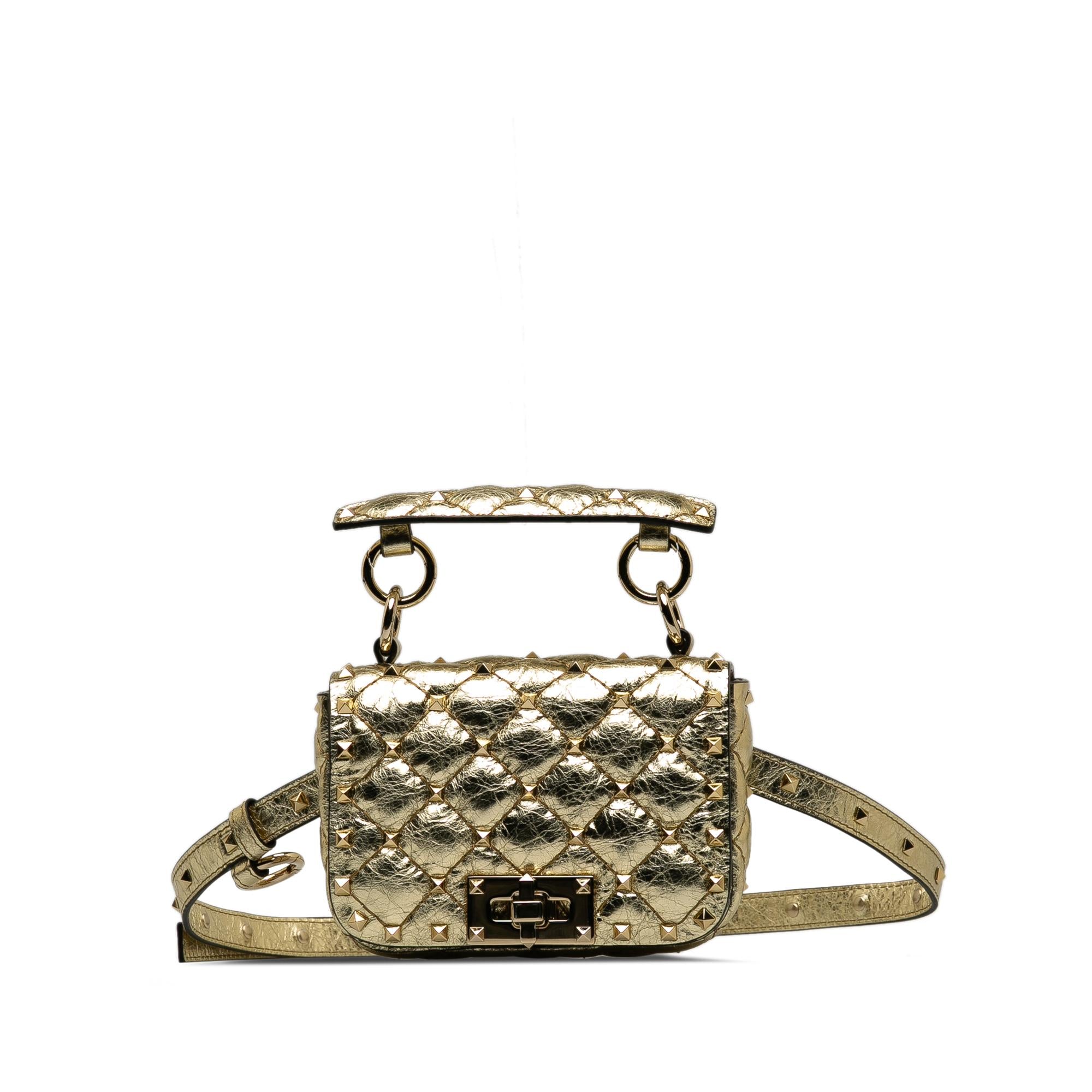 Valentino Mini Rockstud Spike Belt Bag (SHG-q5OFrW)