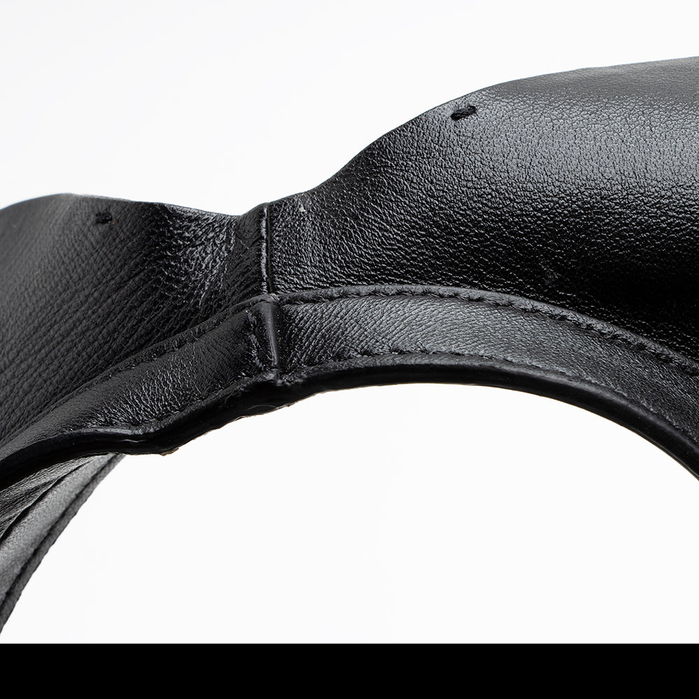 Valentino Nappa Leather Atelier 04 Rouches Edition Ruffle Small Hobo (SHF-22179)