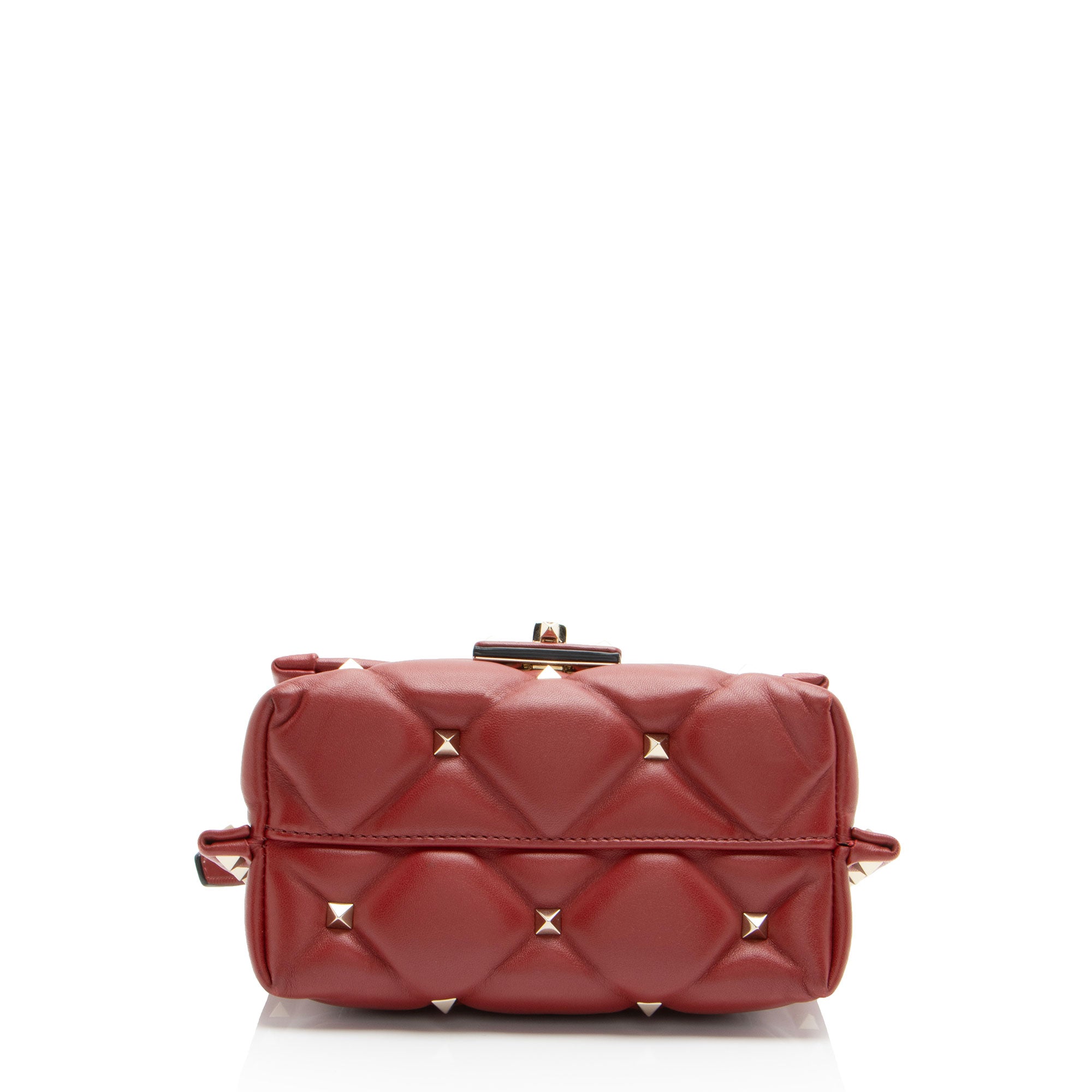 Valentino Nappa Leather Candystud Mini Top Handle