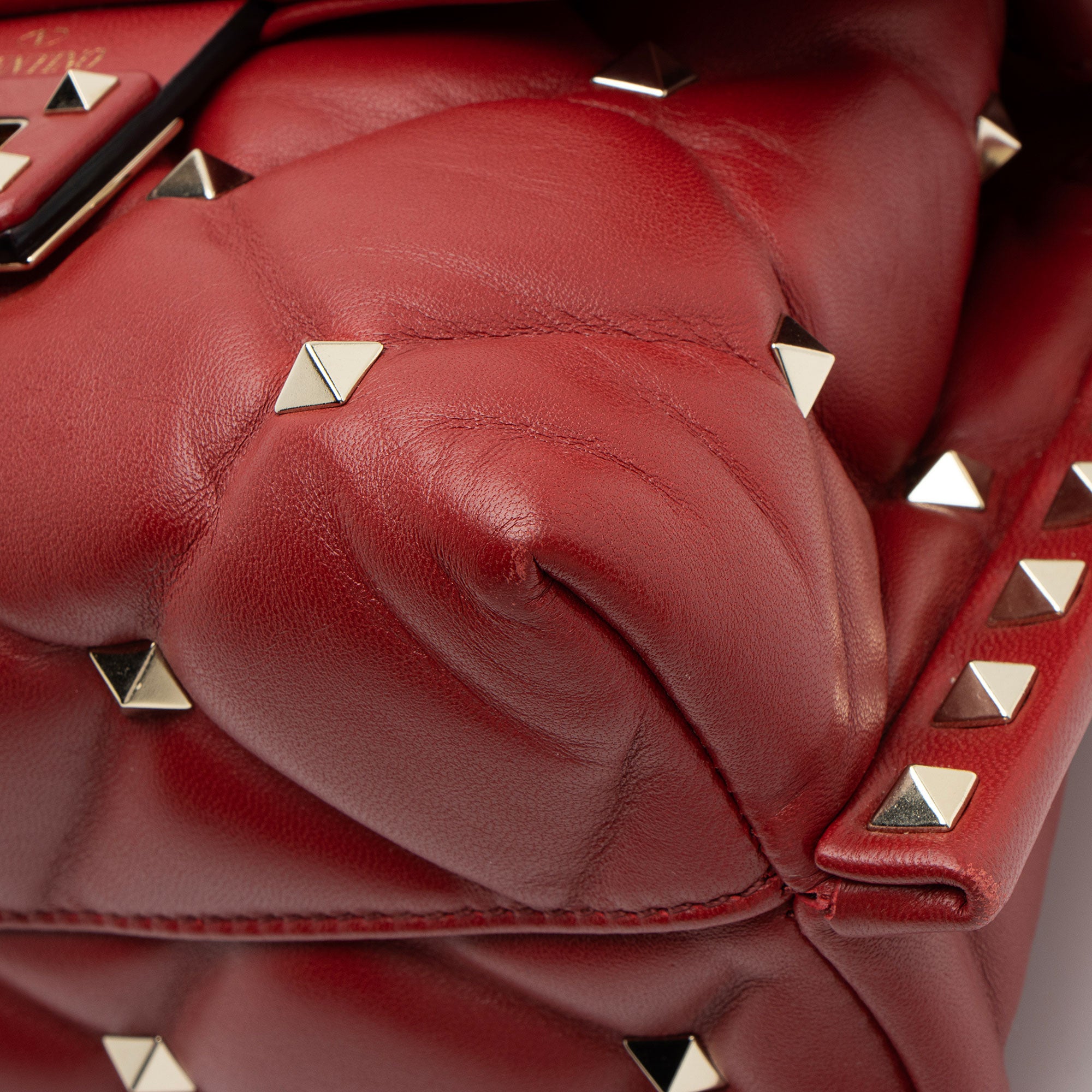 Valentino Nappa Leather Candystud Mini Top Handle