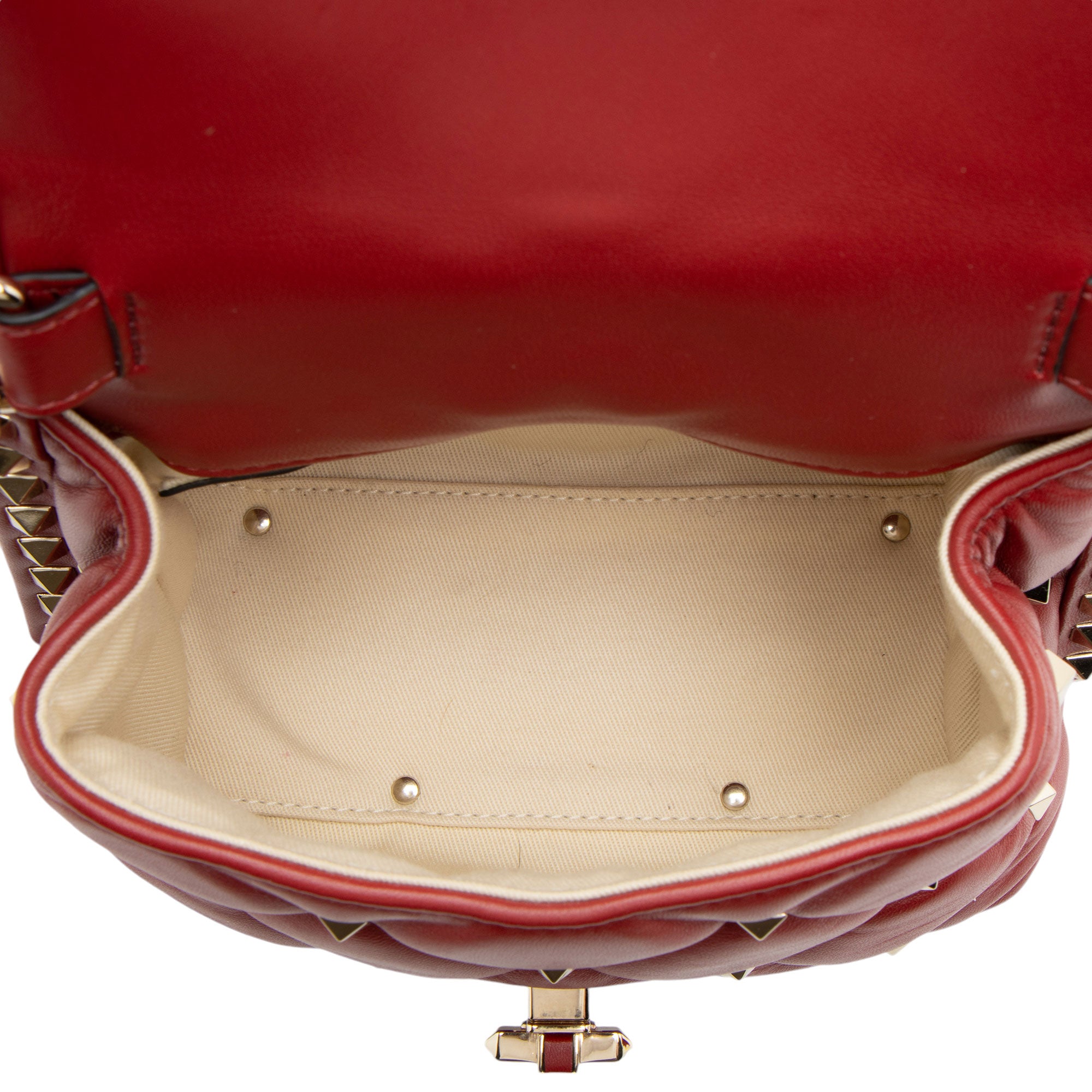 Valentino Nappa Leather Candystud Mini Top Handle