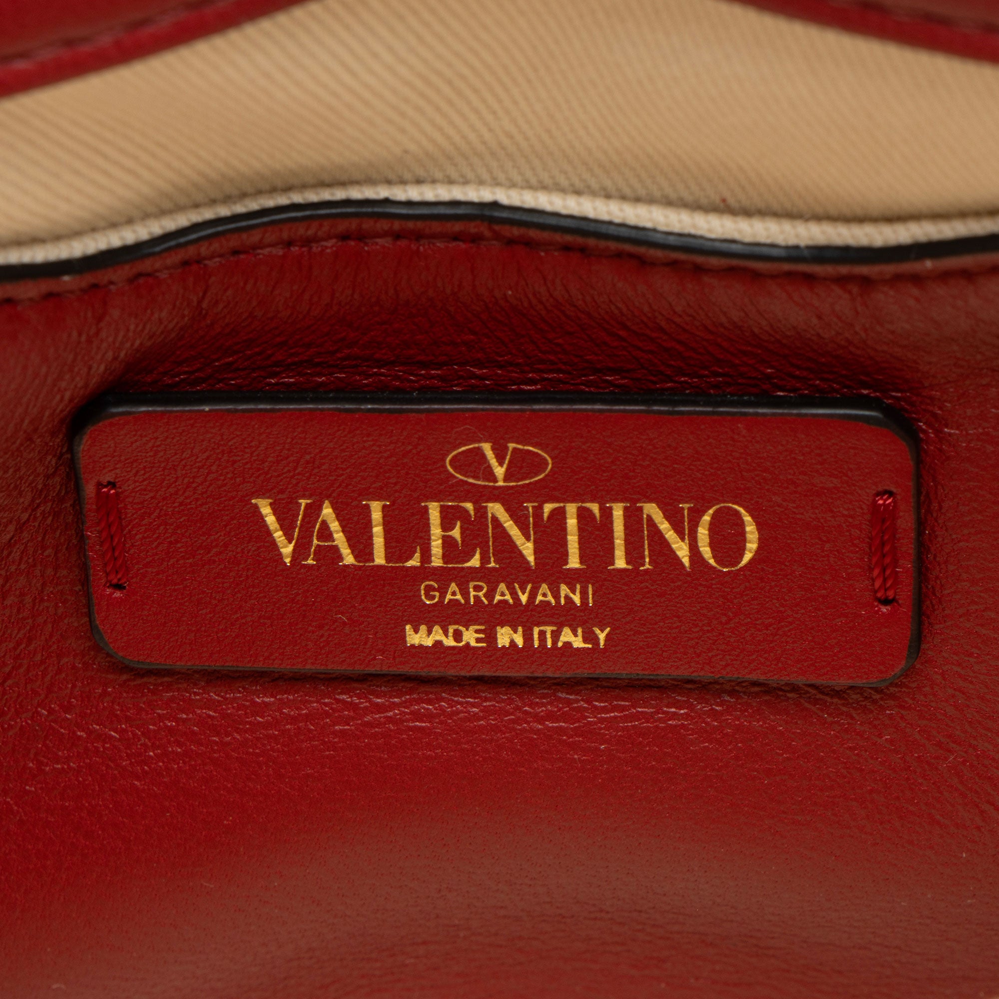 Valentino Nappa Leather Candystud Mini Top Handle