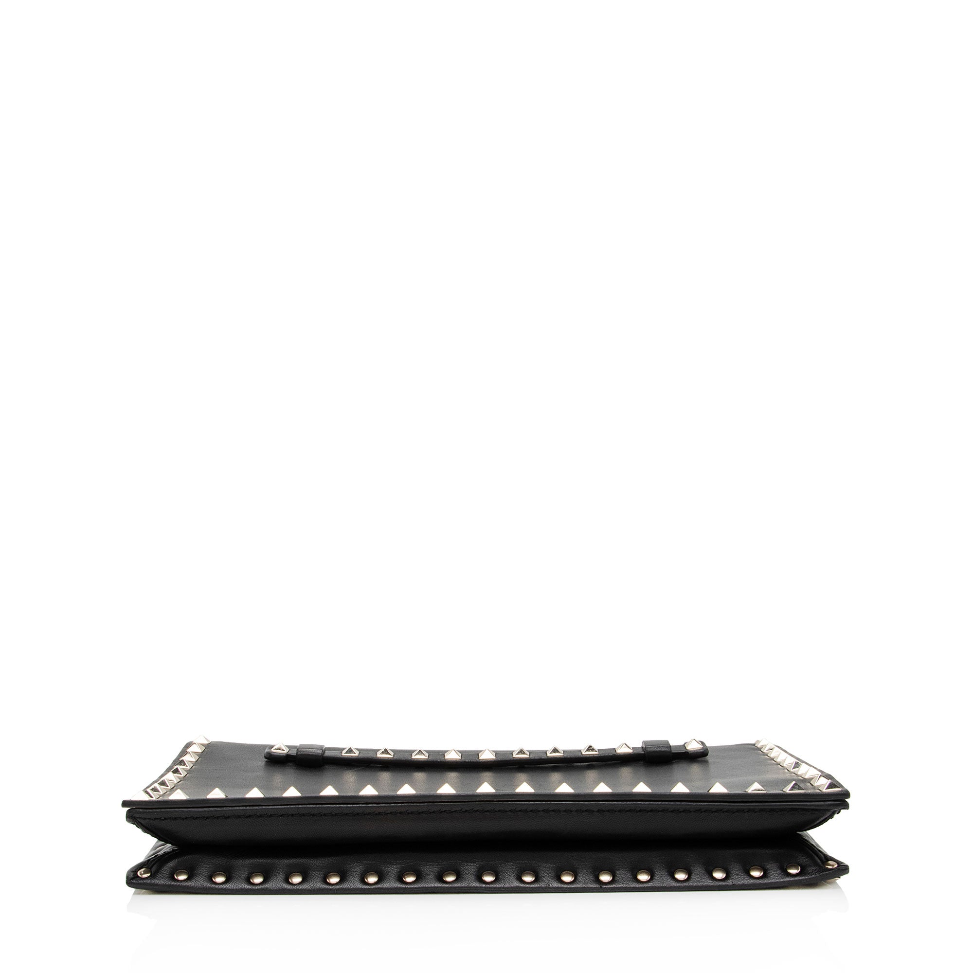 Valentino Nappa Leather Rockstud Clutch (SHF-5IeHFc)
