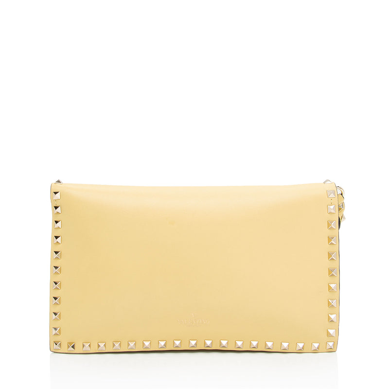 Valentino Nappa Leather Rockstud Clutch SHF d0fbOg LuxeDH