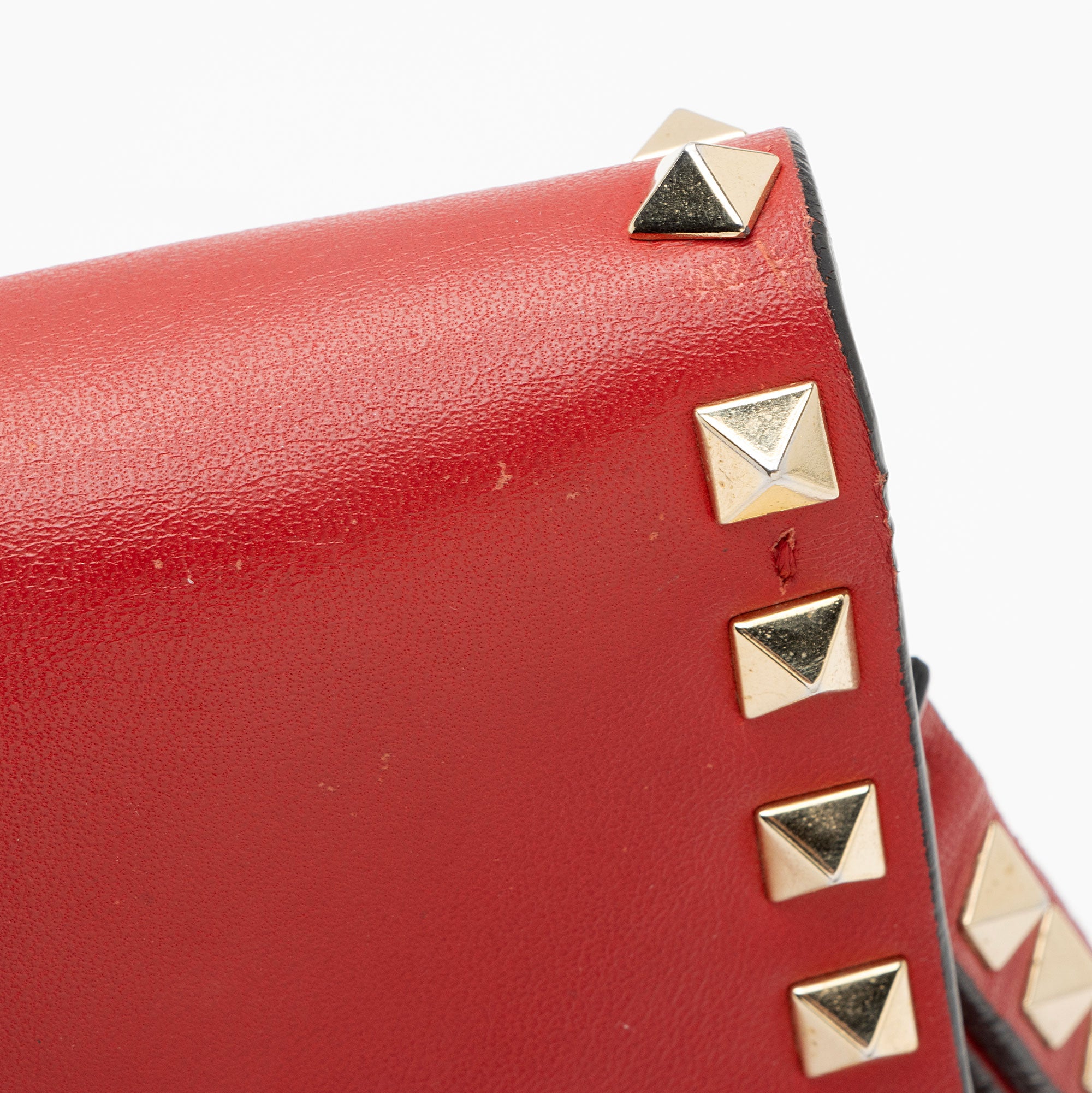 Valentino Nappa Leather Rockstud Clutch (SHF-yg8XLj)