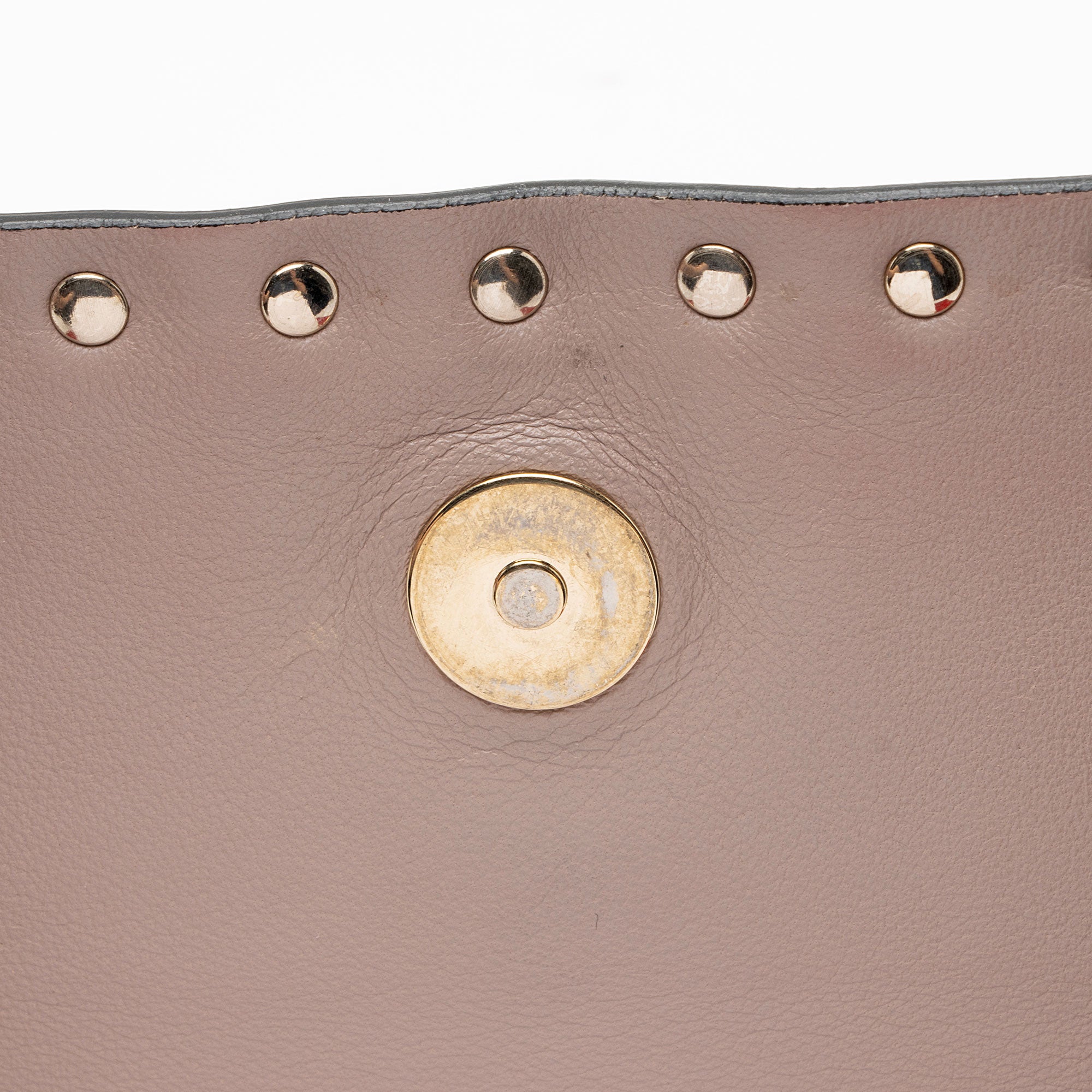 Valentino Nappa Leather Rockstud Clutch (SHF-yg8XLj)