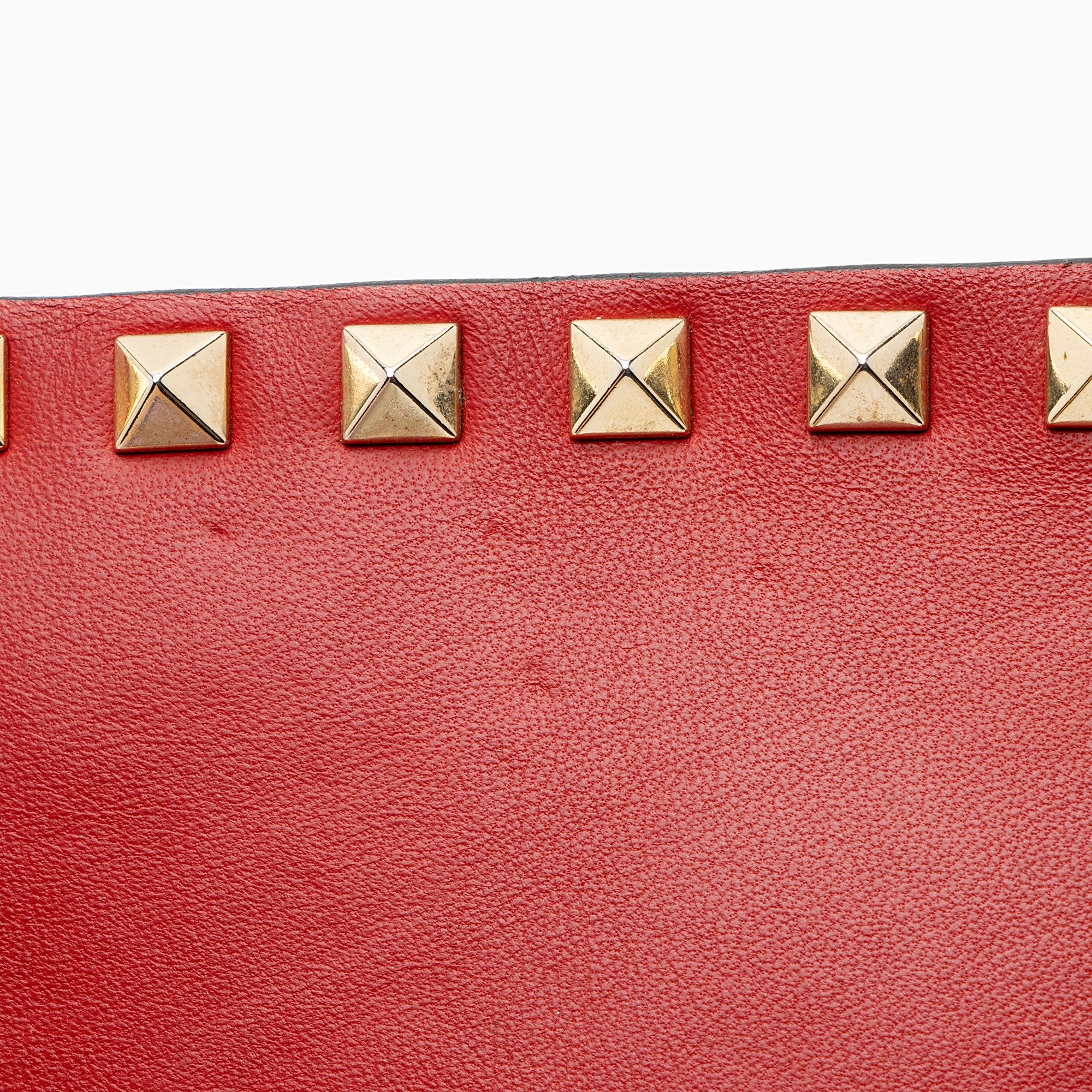 Valentino Nappa Leather Rockstud Clutch (SHF-yg8XLj)
