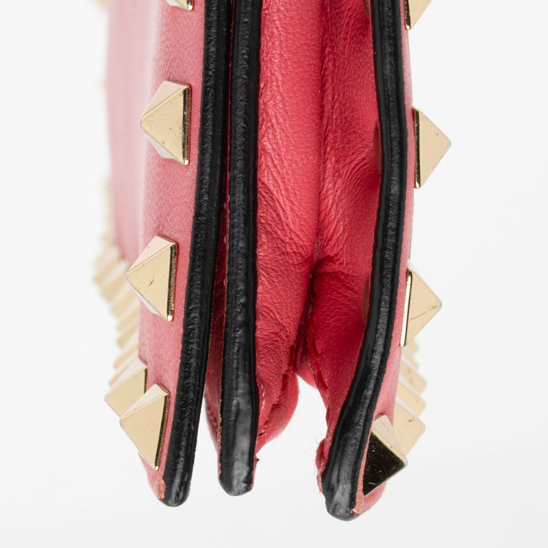 Valentino Nappa Leather Rockstud Clutch (SHF-hqCWsz)