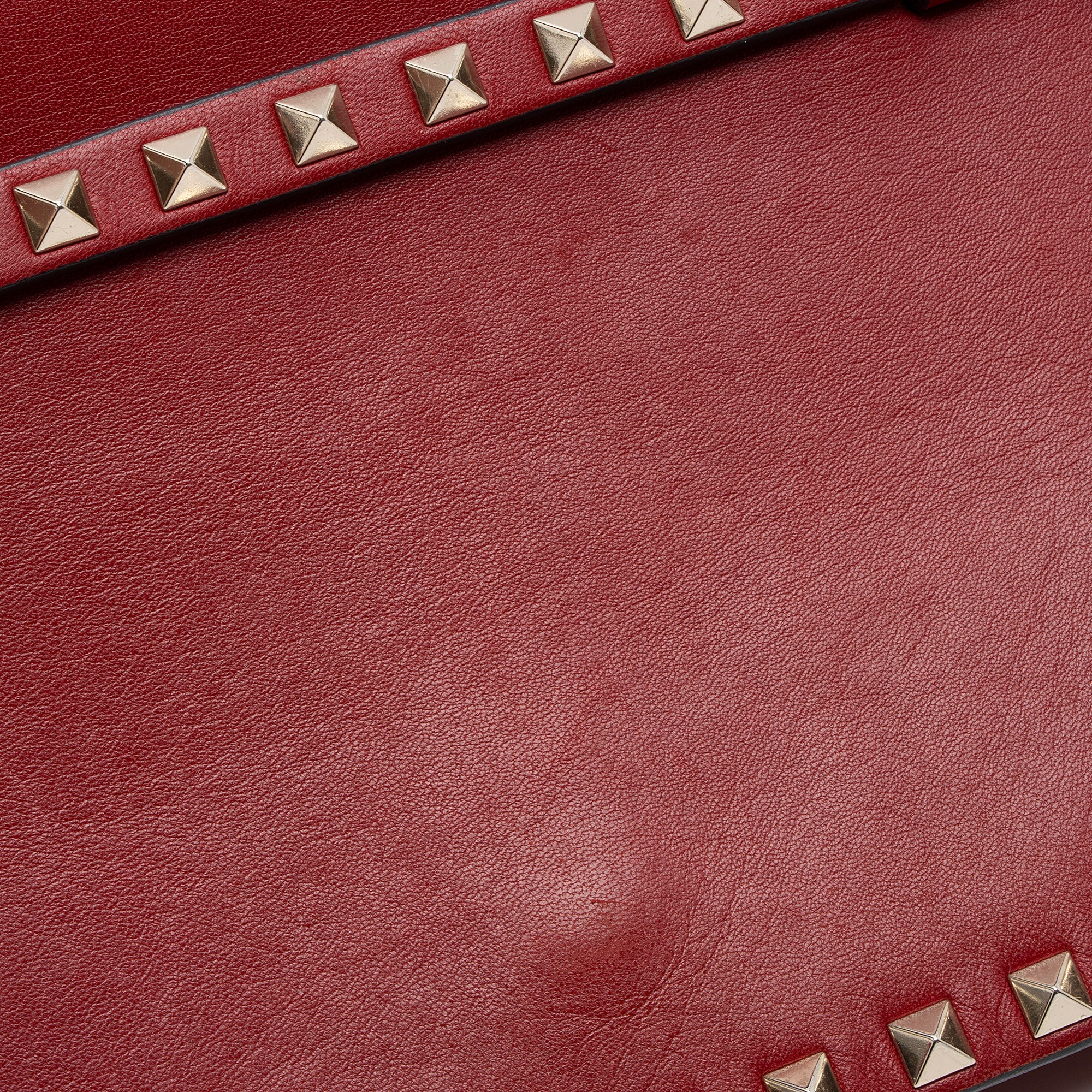 Valentino Nappa Leather Rockstud Clutch (SHF-wwXQKX)