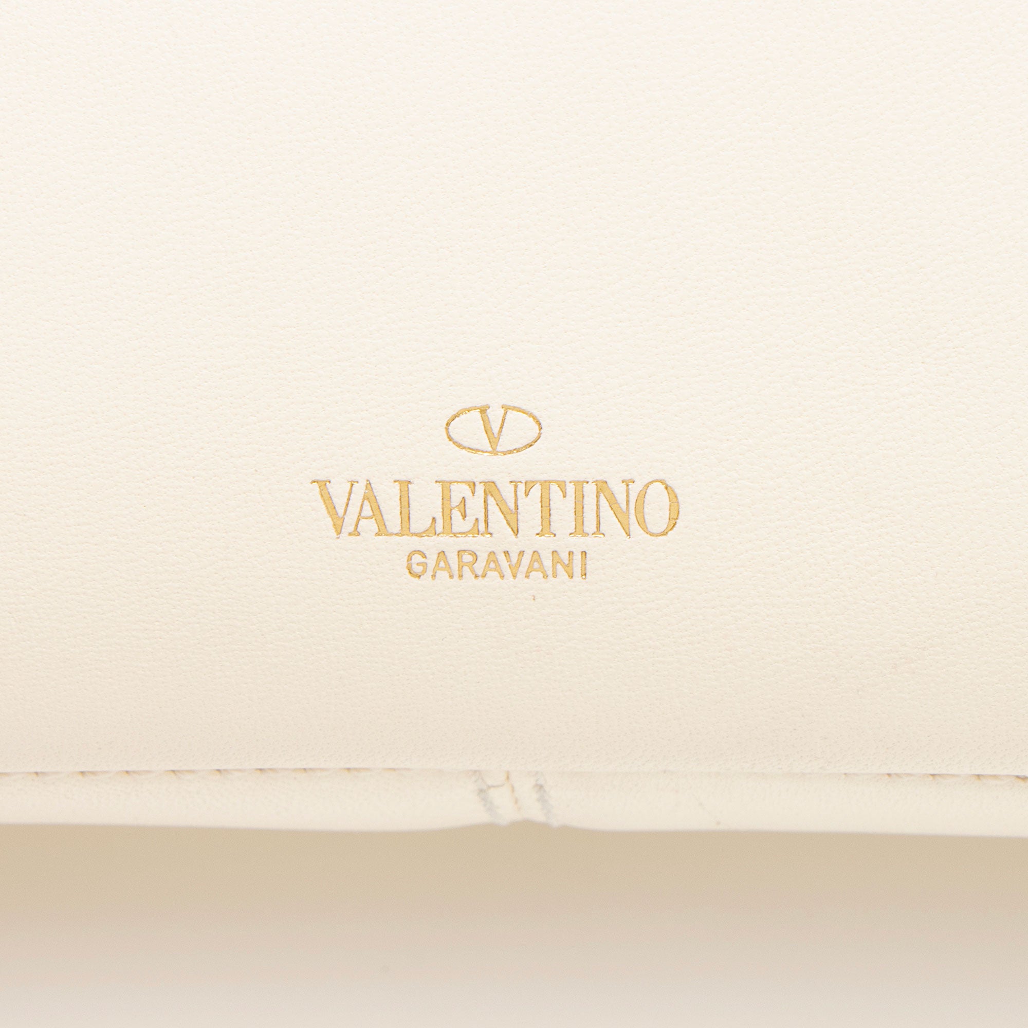 Valentino Lambskin VLogo Stud Sign Shoulder Bag (SHF-AjqgEs)