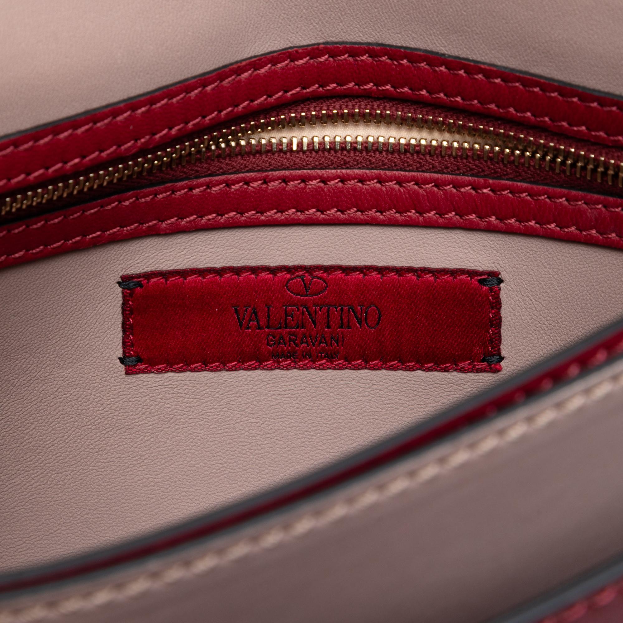 Valentino Nappa Rockstud Wristlet Clutch
