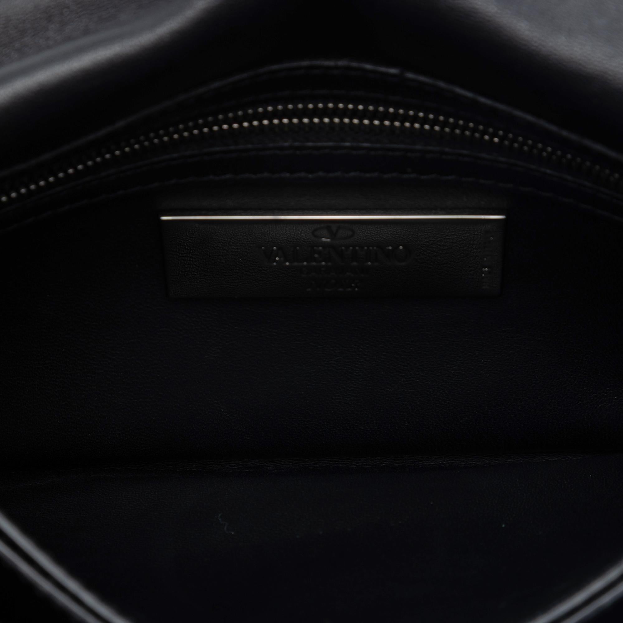 Valentino Nappa Rockstud Wristlet Clutch