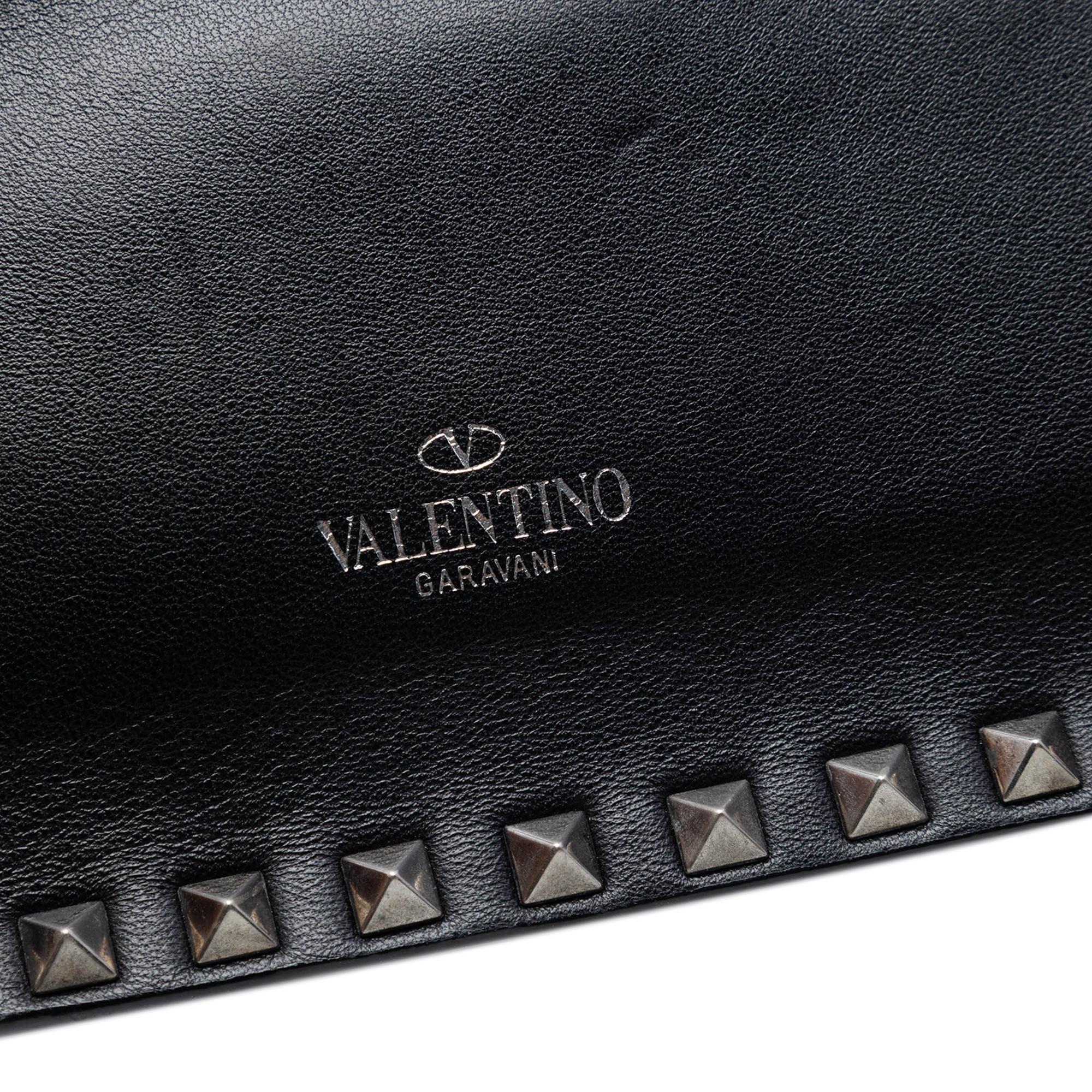 Valentino Nappa Rockstud Wristlet Clutch