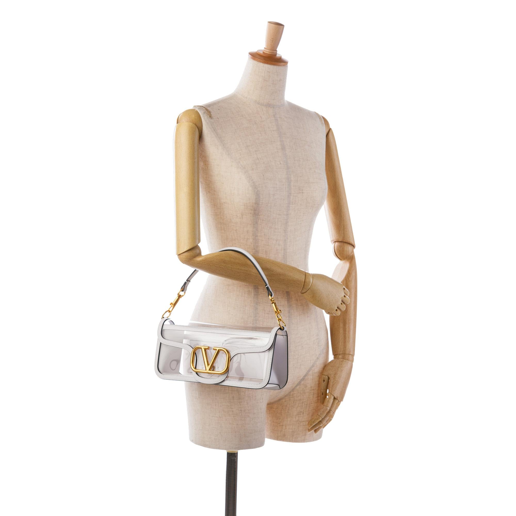 Valentino PVC Logo Handbag (SHG-F28s9N)