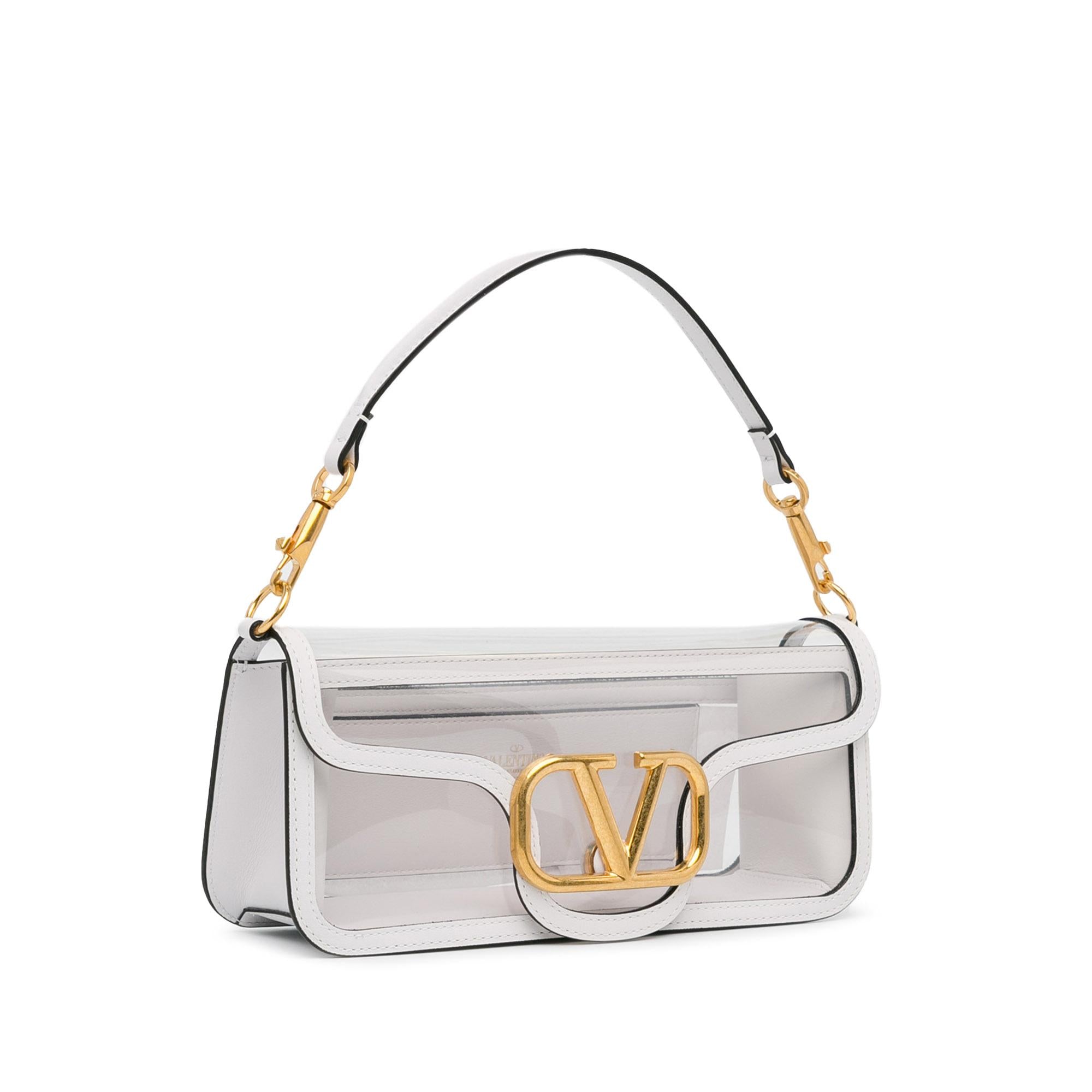 Valentino PVC Logo Handbag (SHG-F28s9N)