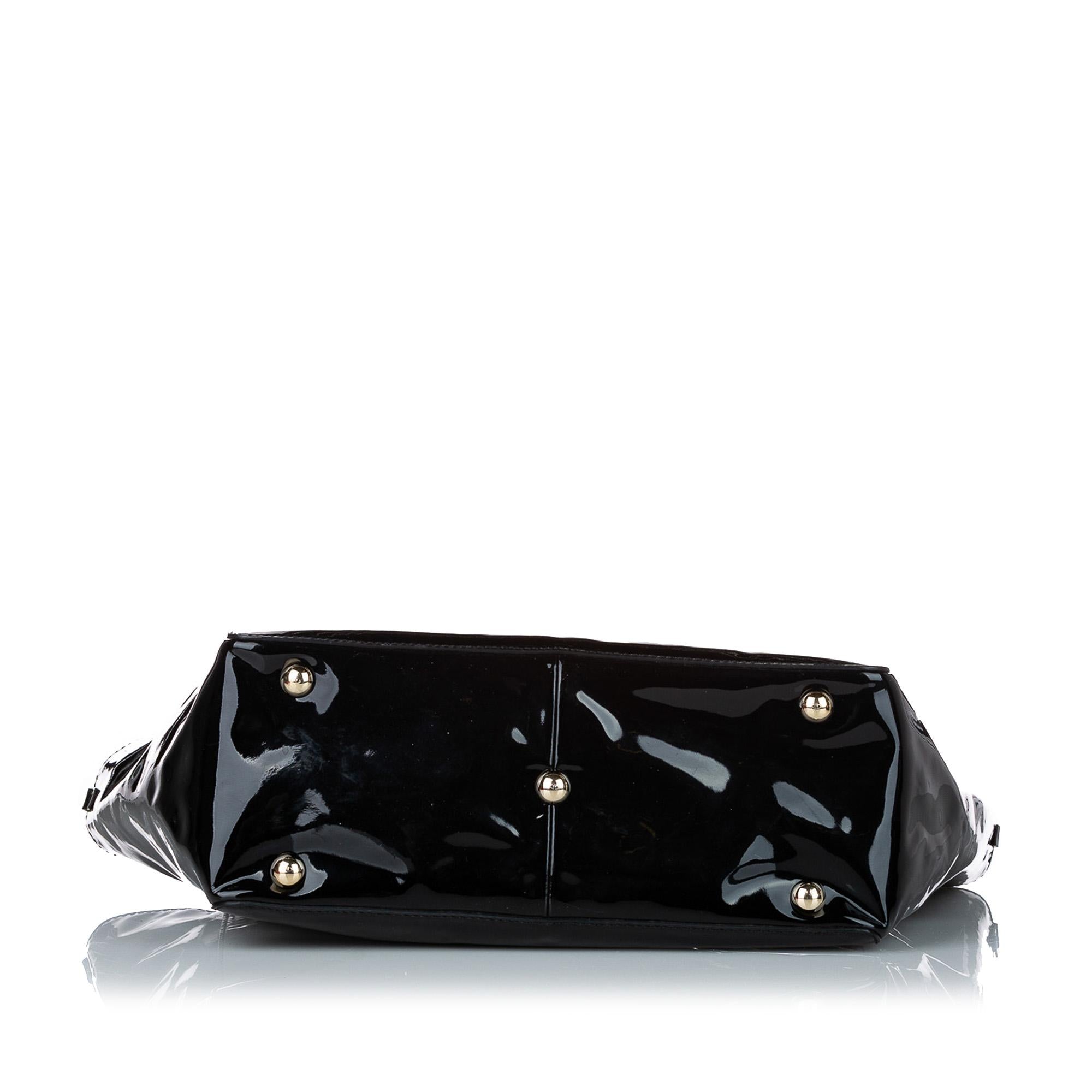 Valentino Patent Leather Satchel (SHG-37379)
