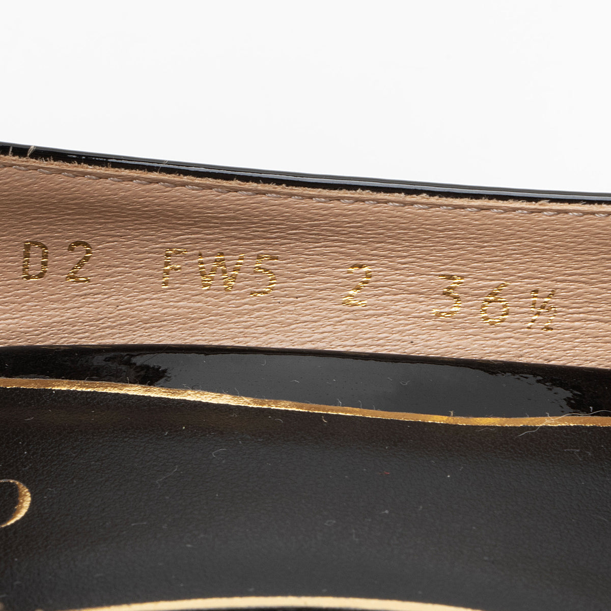 Valentino Patent Leather VLogo Tan-Go Ankle Strap Pumps - Size 6.5 / 36.5