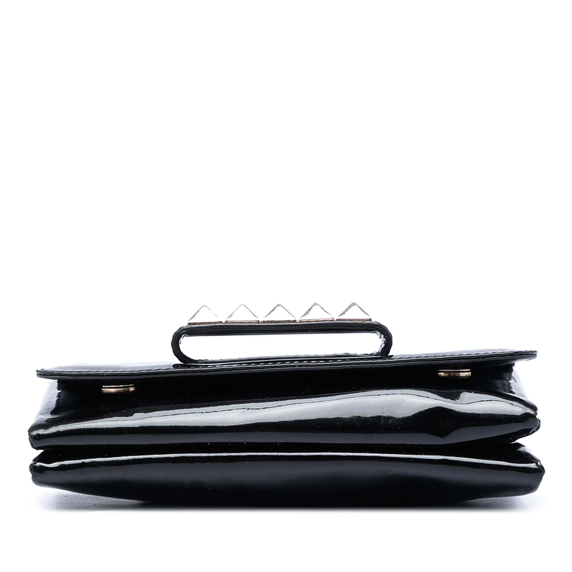 Valentino Patent Vava Voom Chain Clutch