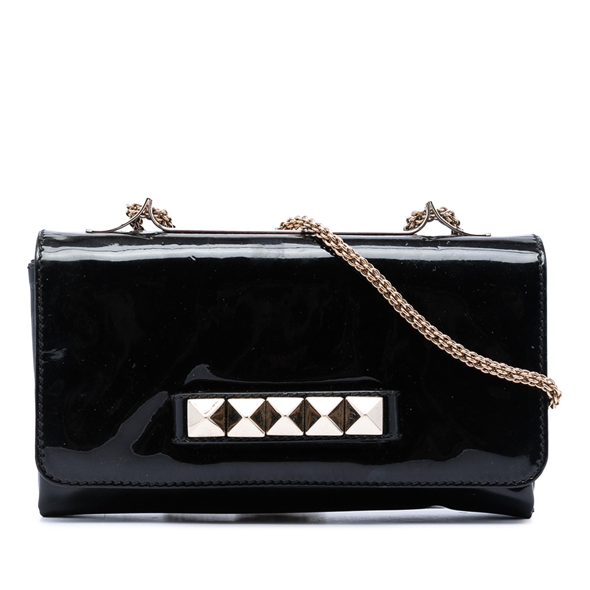 Valentino Patent Vava Voom Chain Clutch