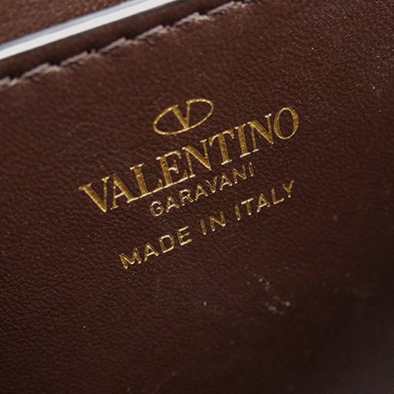 Valentino Raffia One Stud Bag with Chain (SHG-TvZ3cn)