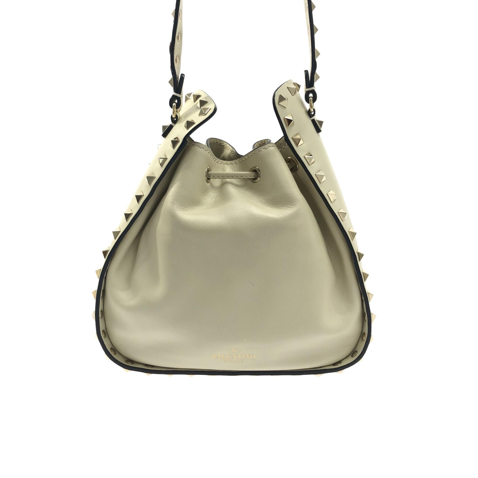 Valentino Rockstud Bucket (SHG-pkInPU)