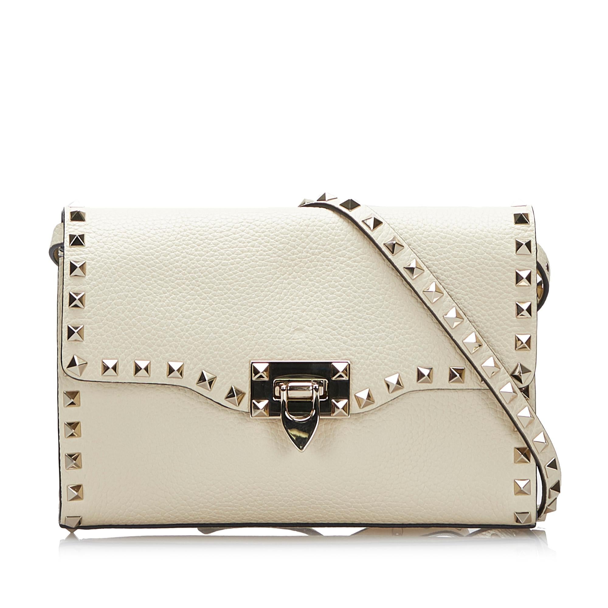 Valentino Rockstud Flap Crossbody Bag (SHG-Ni0PK2)