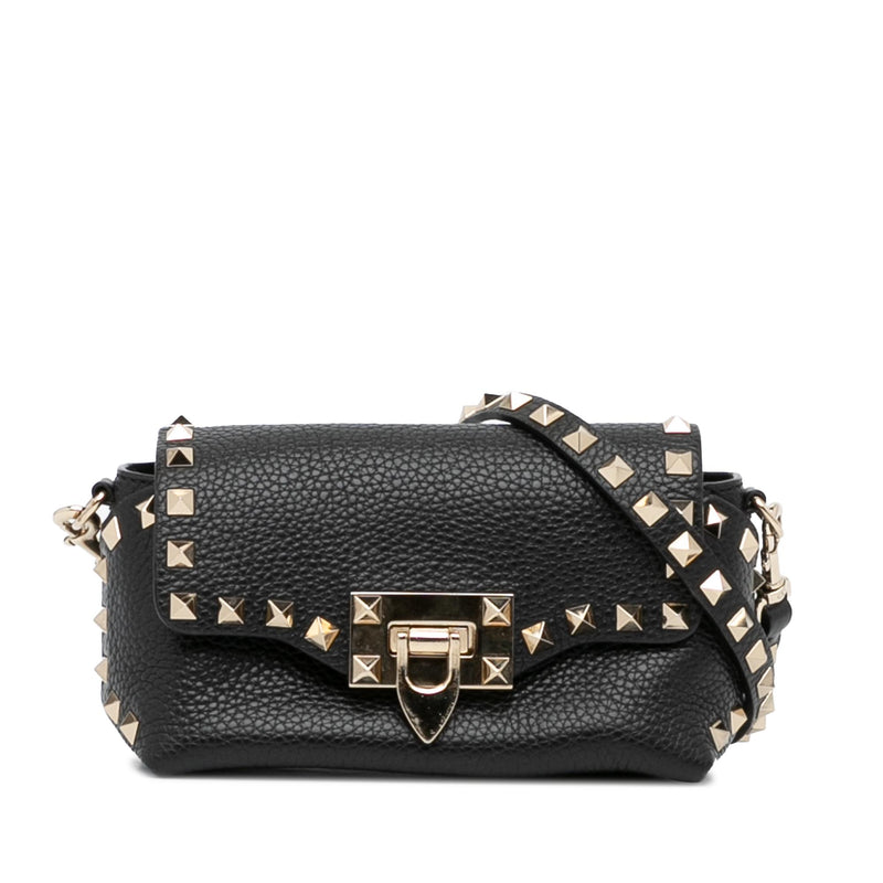 Valentino Rockstud Flap Crossbody Bag (SHG-ooMvFm) – LuxeDH