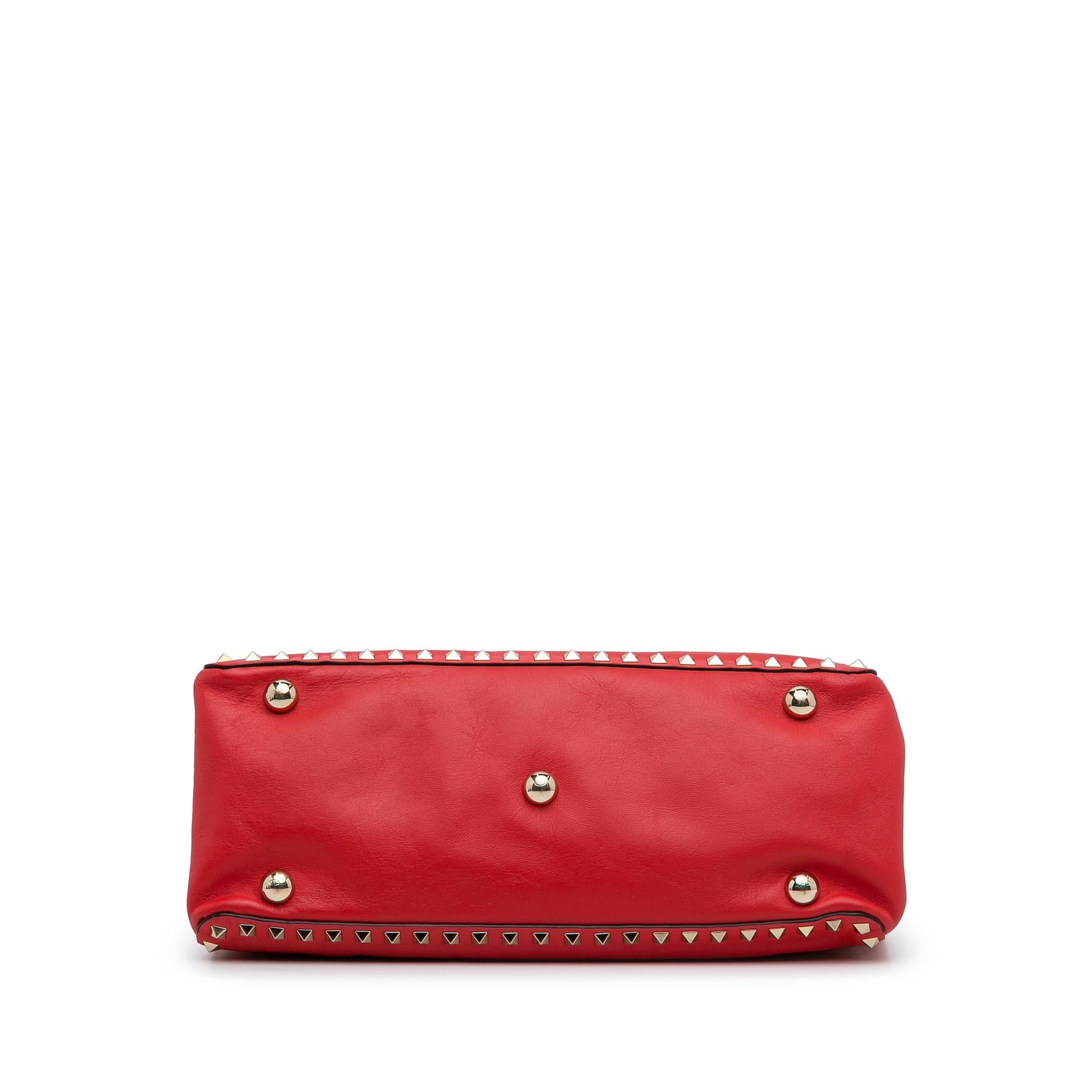 Valentino Rockstud Leather Satchel (SHG-WDuH47)