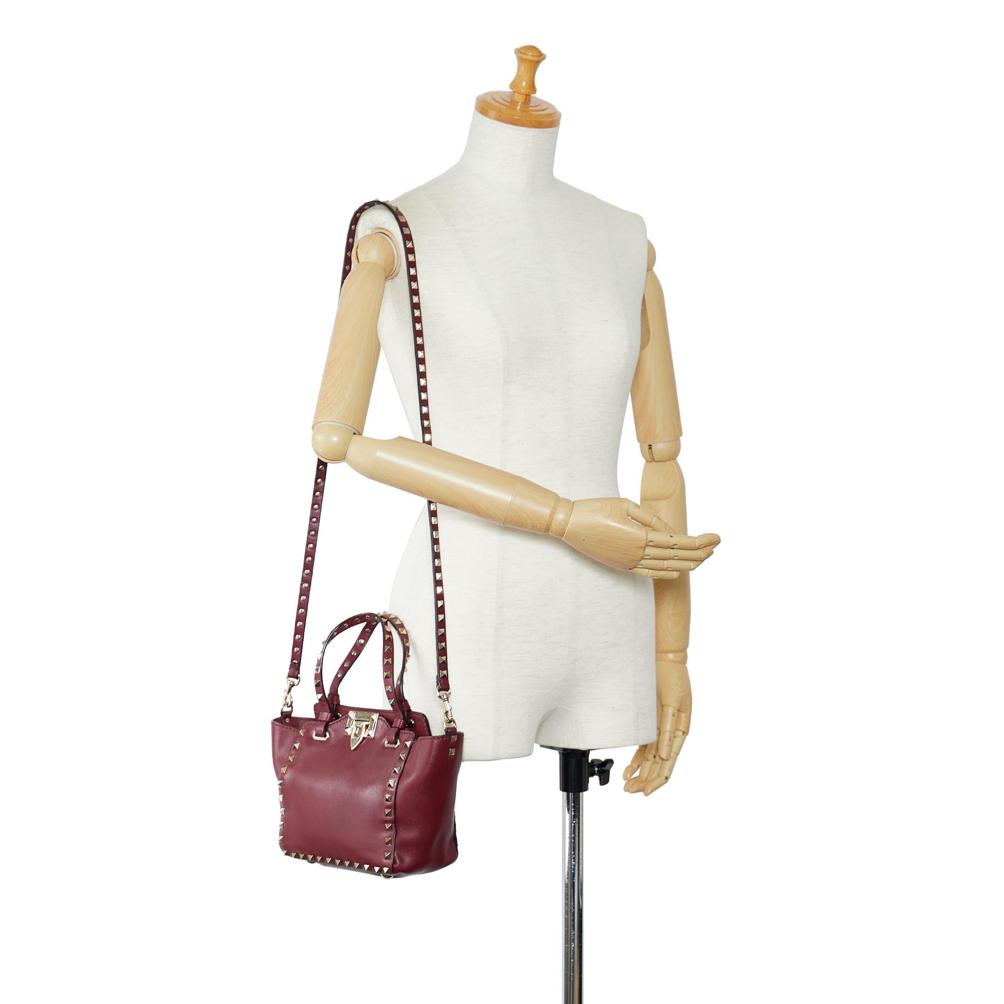 Valentino Rockstud Satchel (SHG-QtMPre)