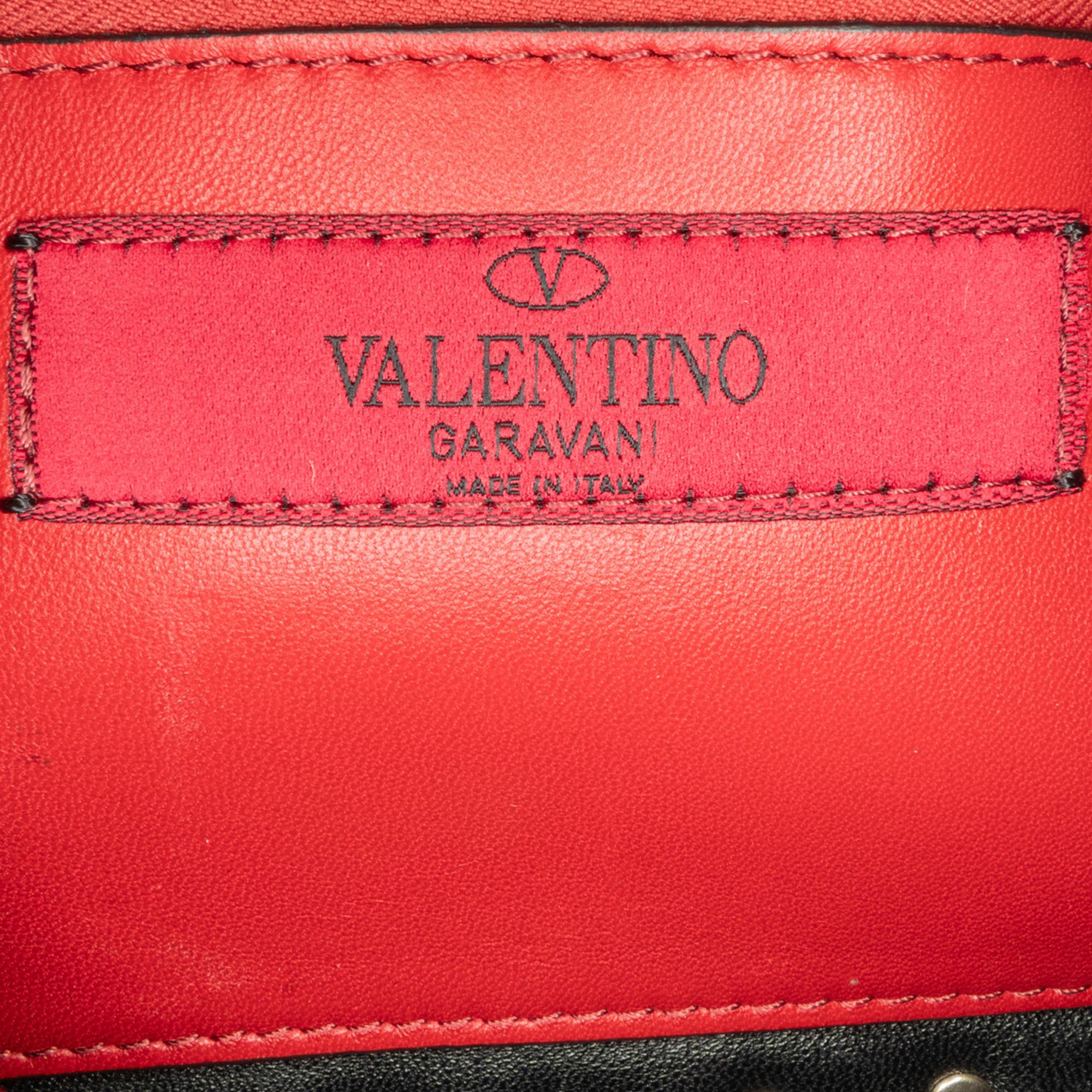 Valentino Rockstud Spike VLTN Leather Satchel (SHG-oob5iv)