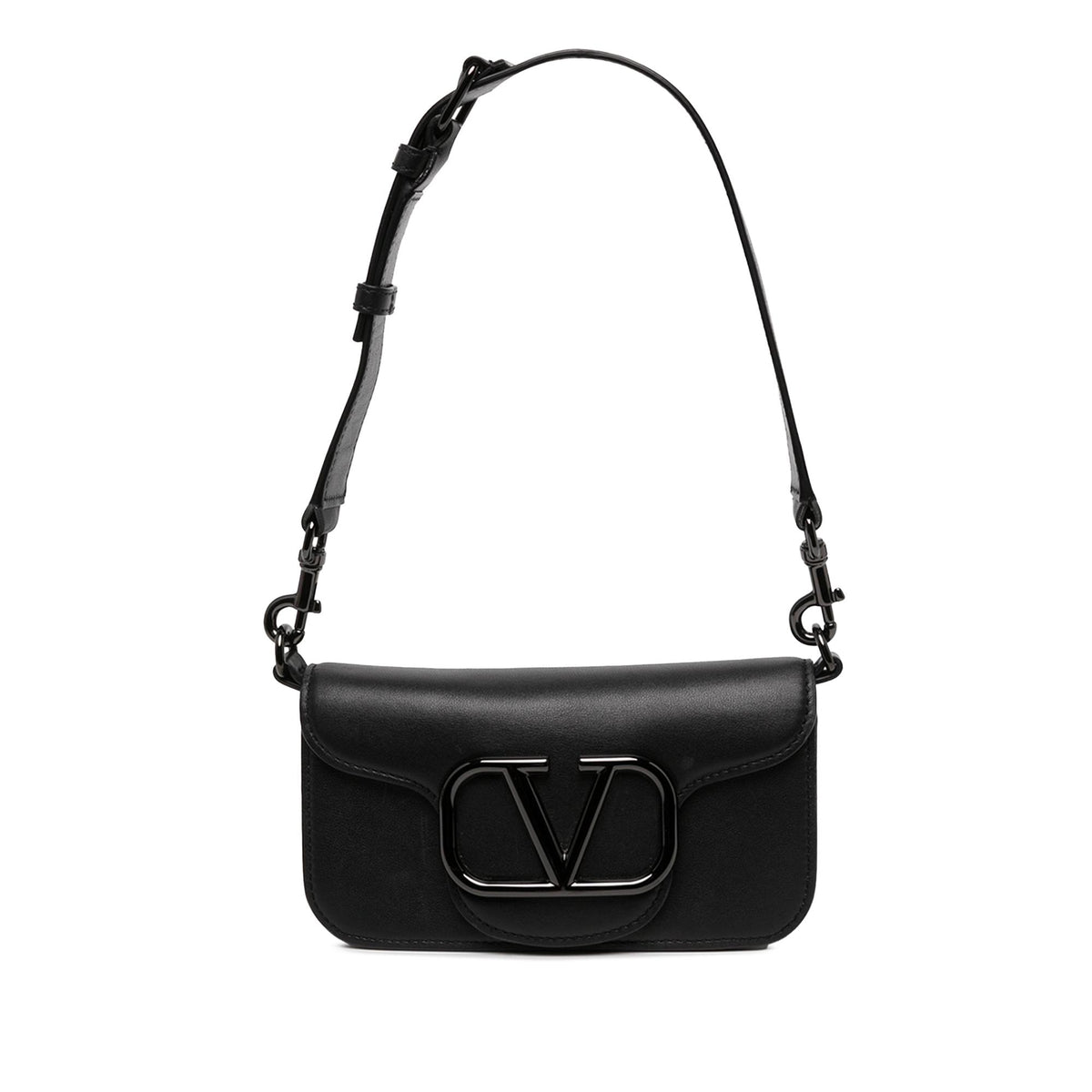 Valentino Small Calfskin VLogo Loco Satchel