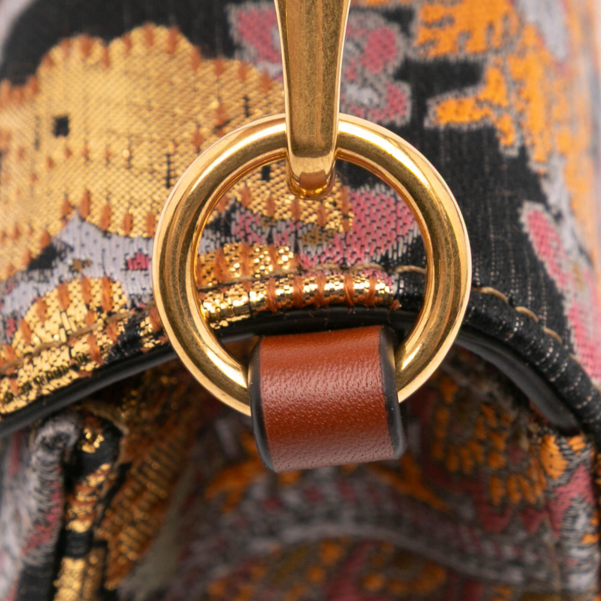 Valentino Small Canvas Embroidered Loco Satchel